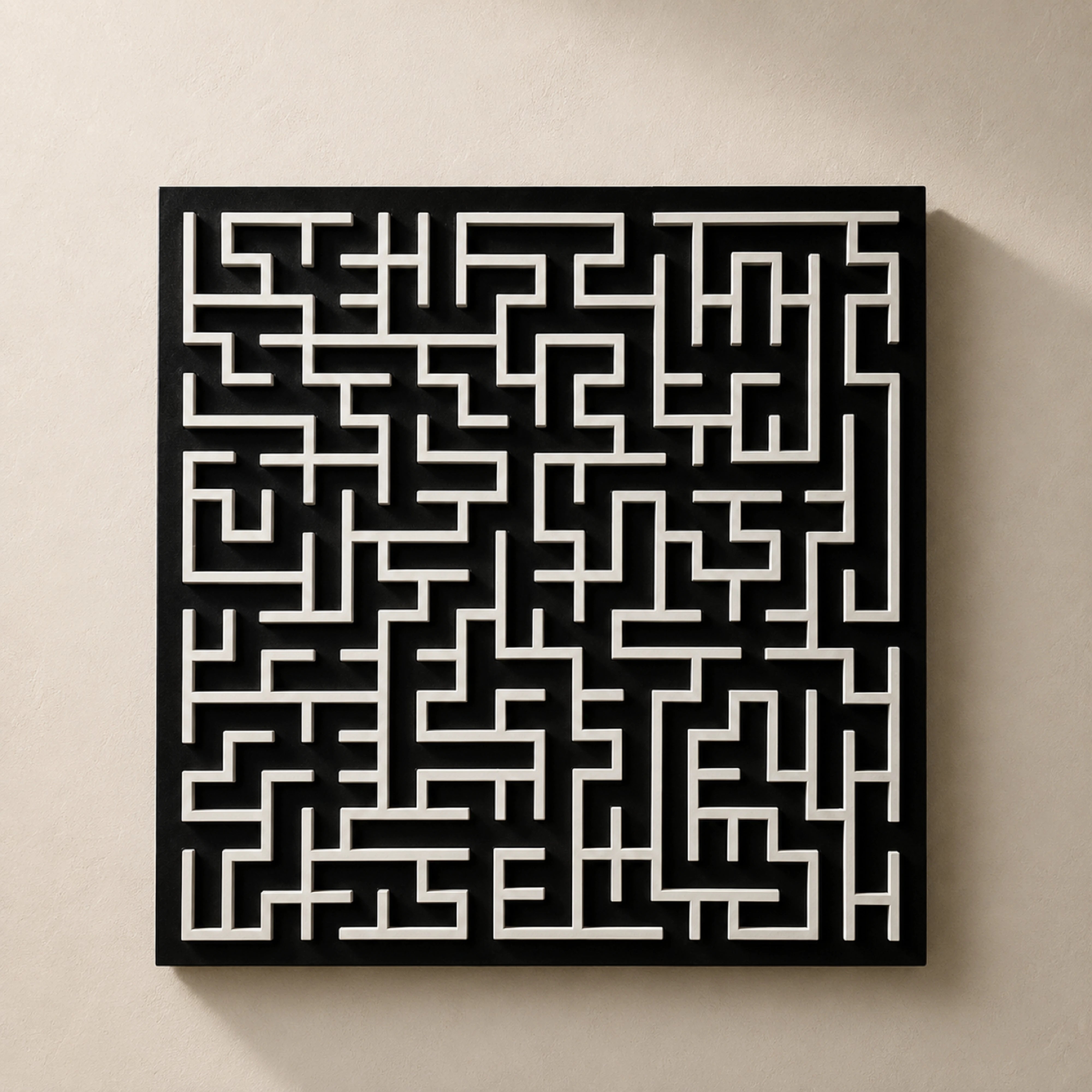 Labyrinth | Binary Wall Art Interior Moderna