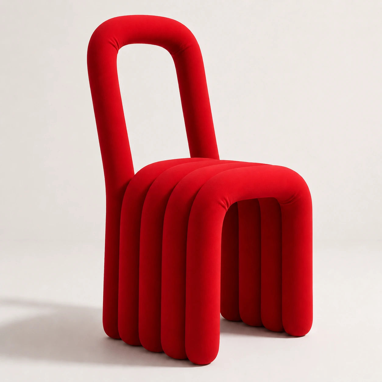 Noodle Pipe Chair Red