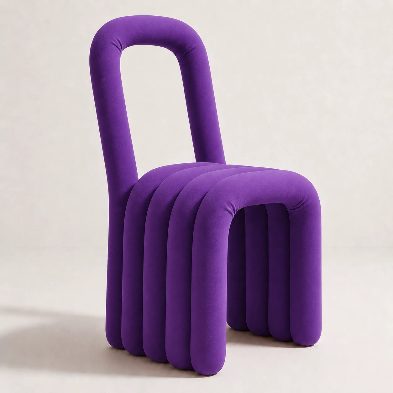 Noodle Pipe Chair Chair Interior Moderna Purple Kids Sized New