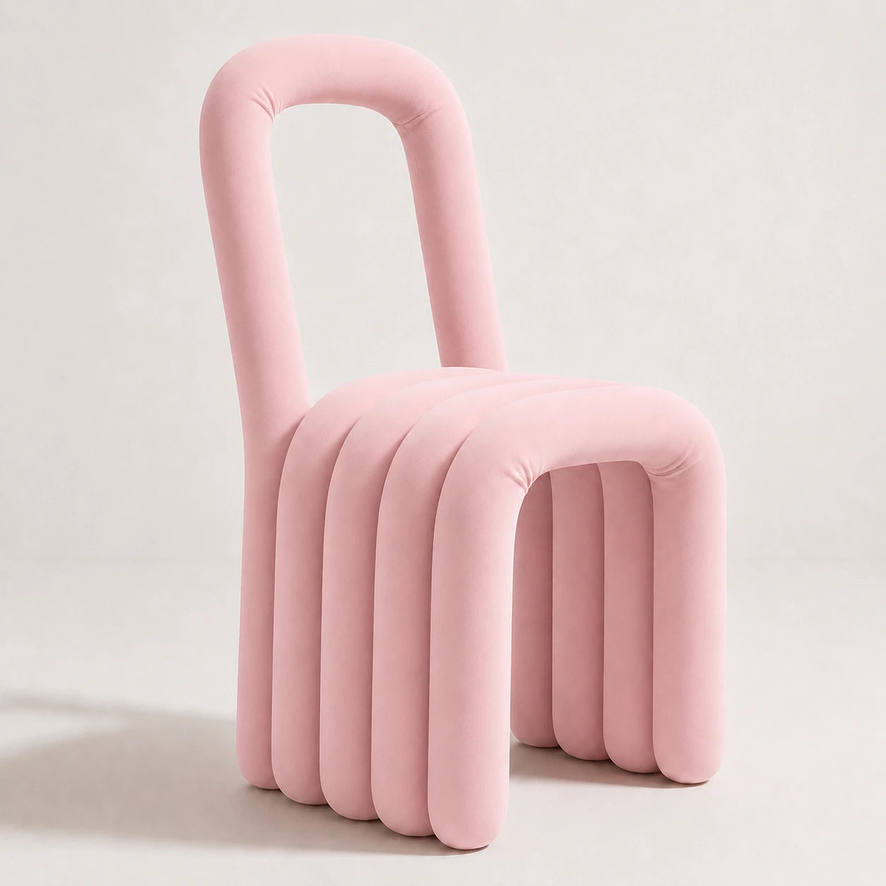 Noodle Pipe Chair Chair Interior Moderna Pink Kids Sized New