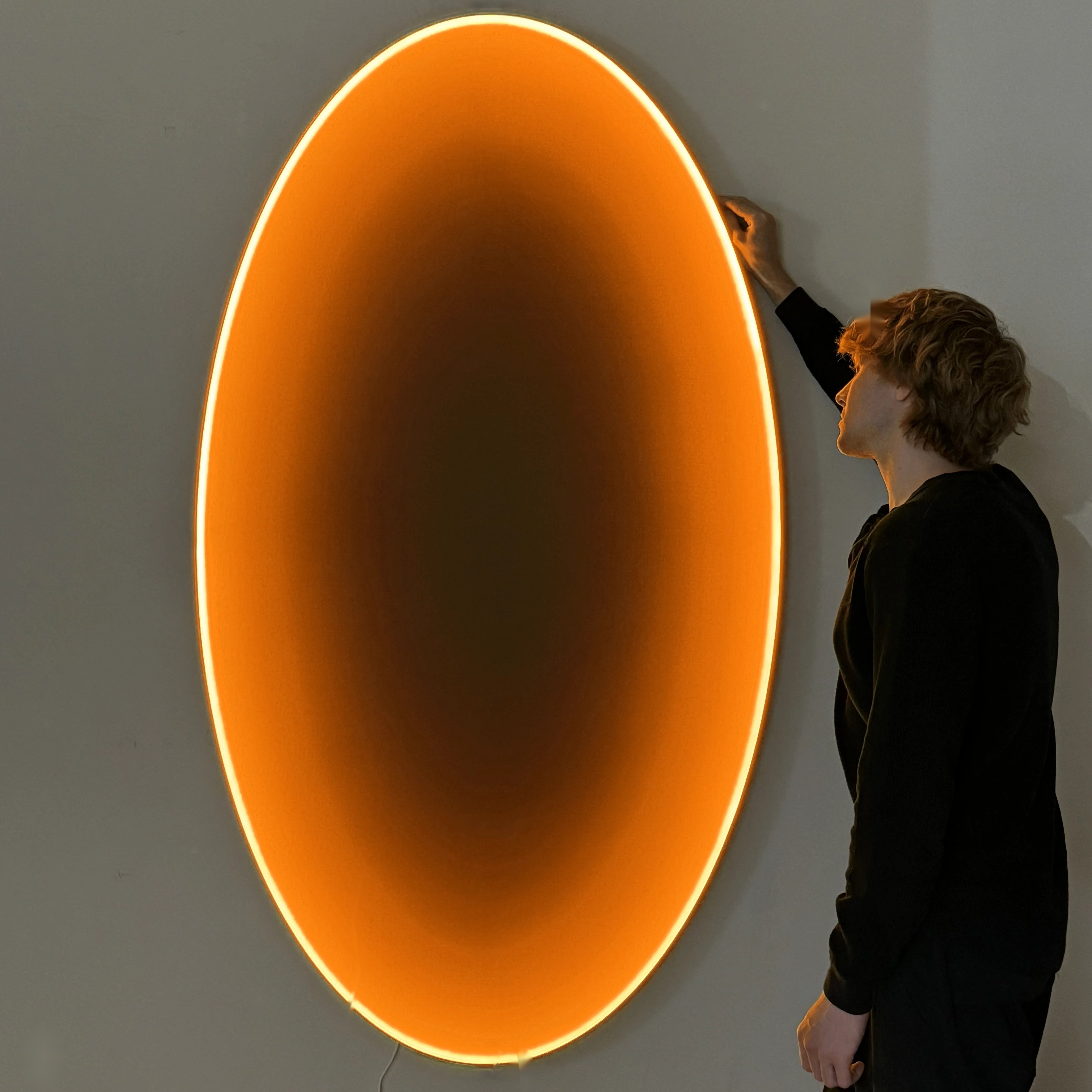 Threshold of Maybe | Ember Signal Wall Art Interior Moderna
