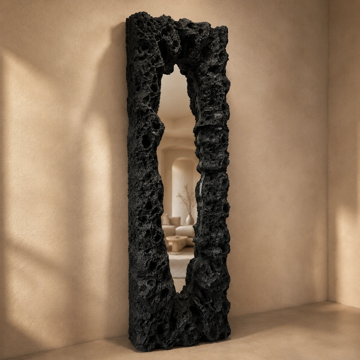 Rift Opening | Obsidian Fissure Mirror Interior Moderna New