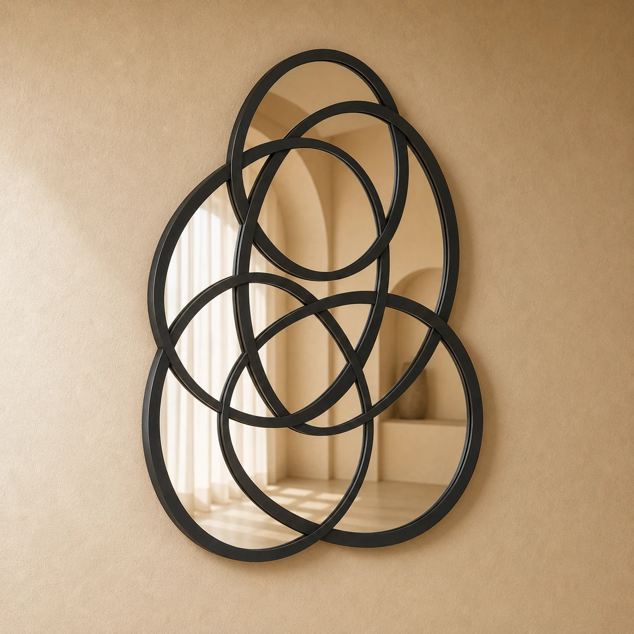 Rings of Infinity Wall Mirror Mirror Interior Moderna