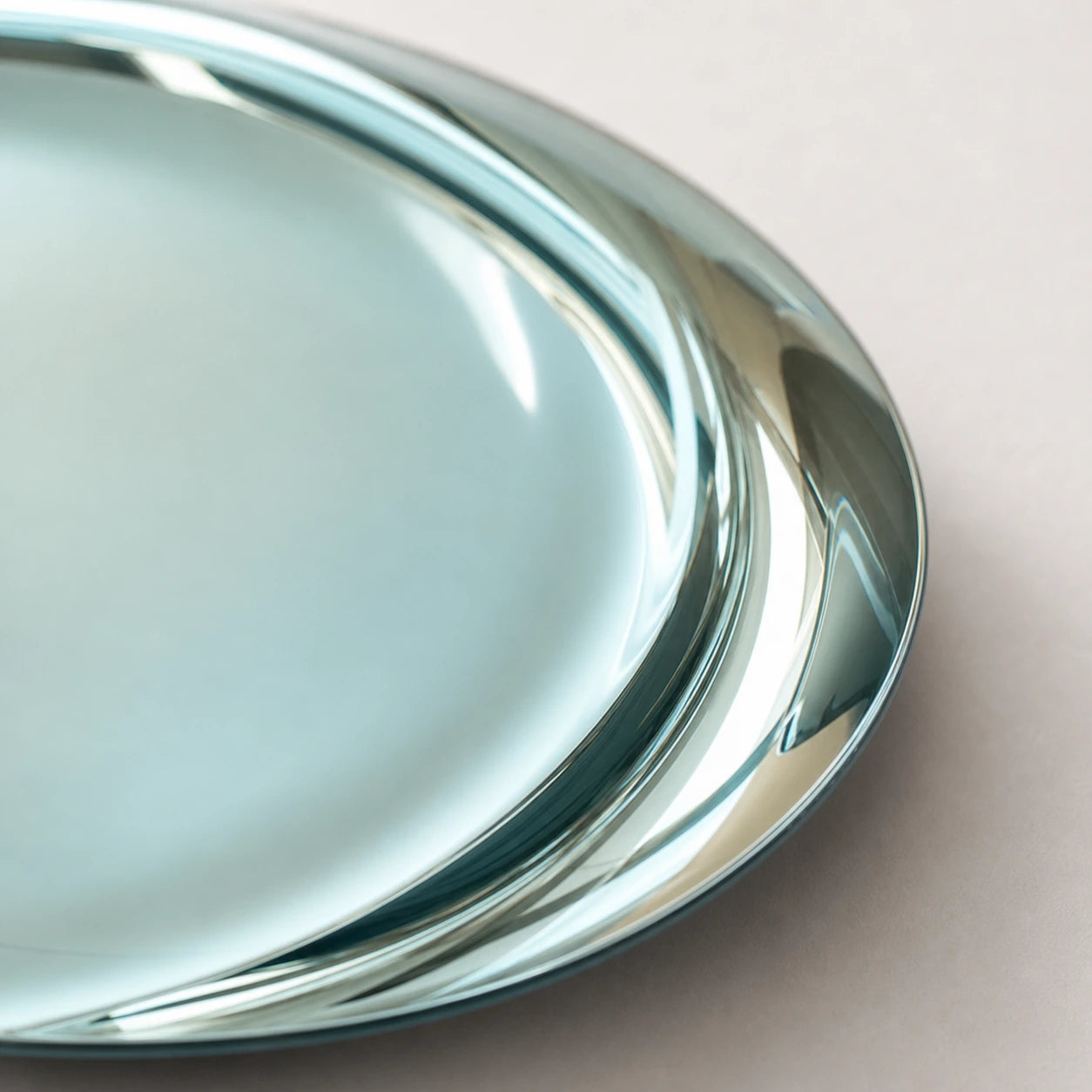 Concave Mirror | Teal Mirror Interior Moderna