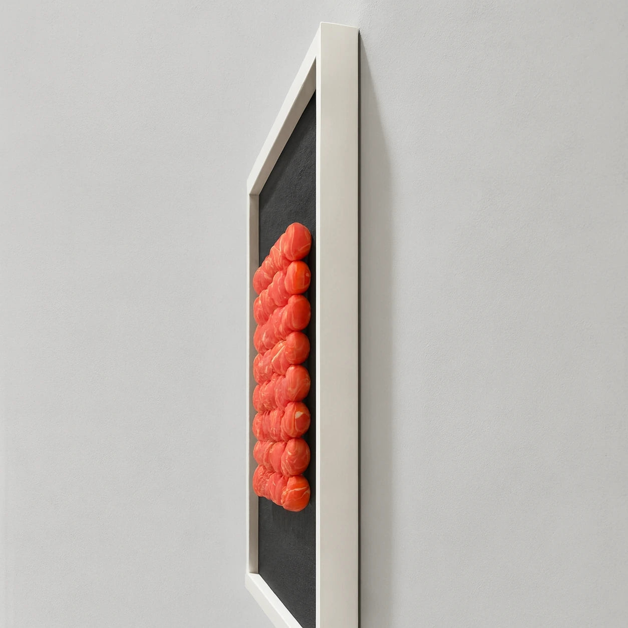 Orange Haze Bubble Cluster Wall Art Interior Moderna