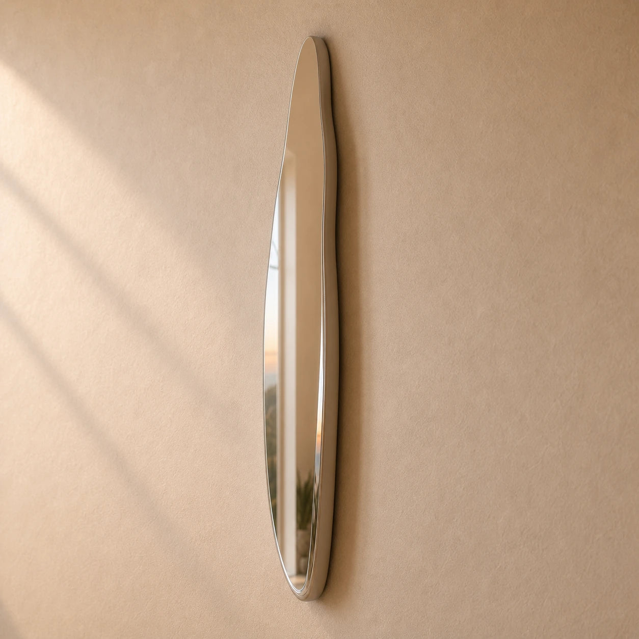 Chrome Irregular Mirror Mirror Interior Moderna