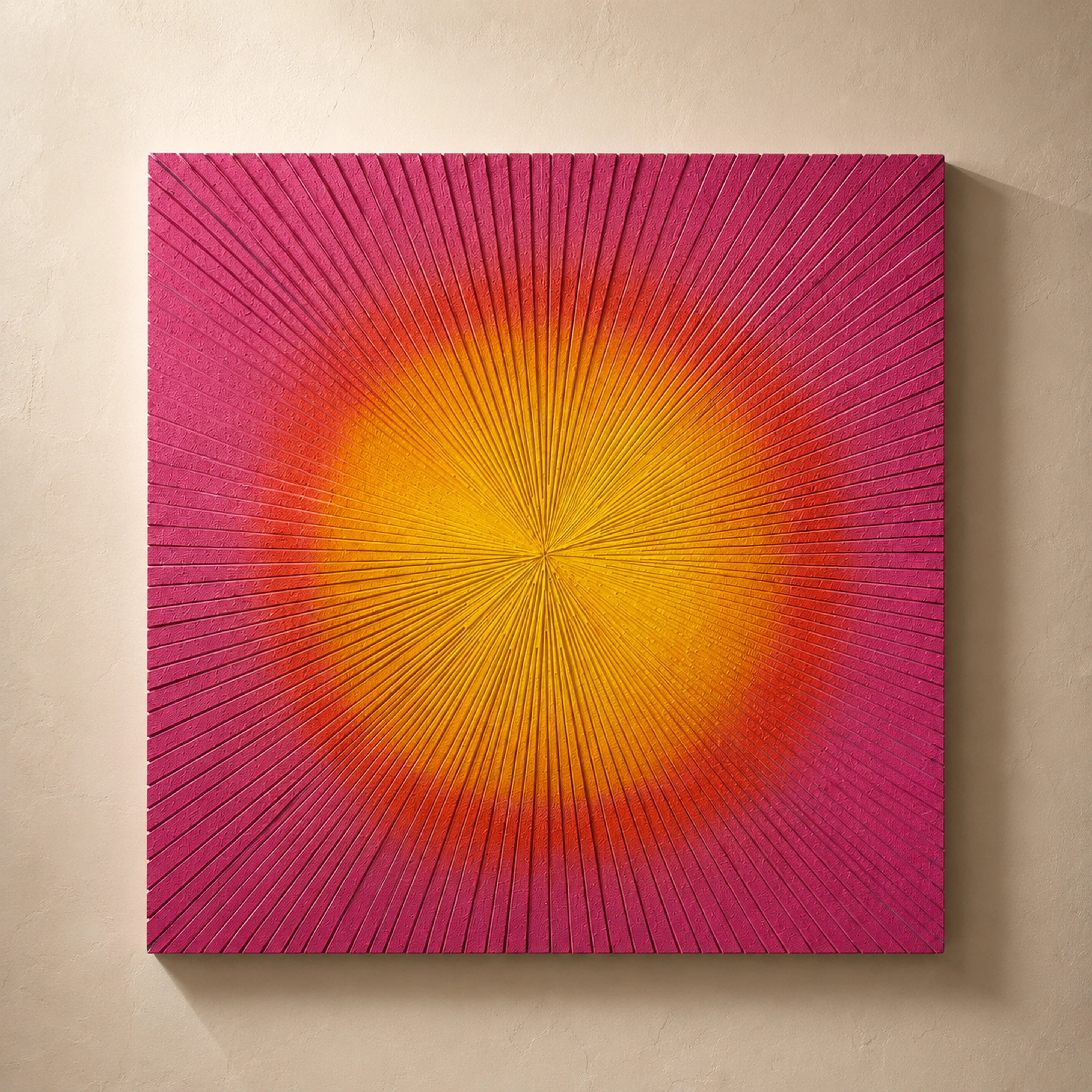 Solar Bloom Wall Art Interior Moderna