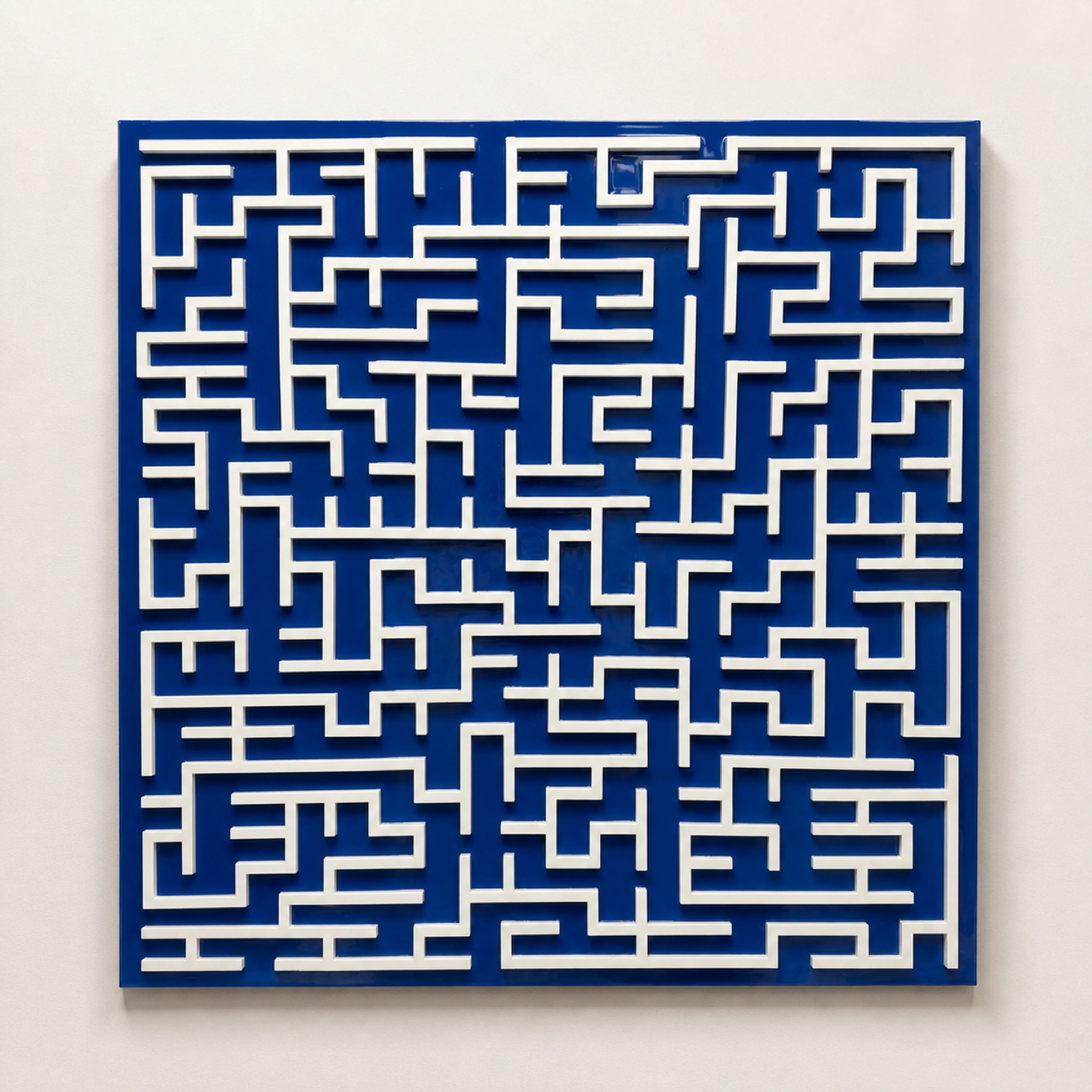 Labyrinth | Cobalt Field Wall Art Interior Moderna