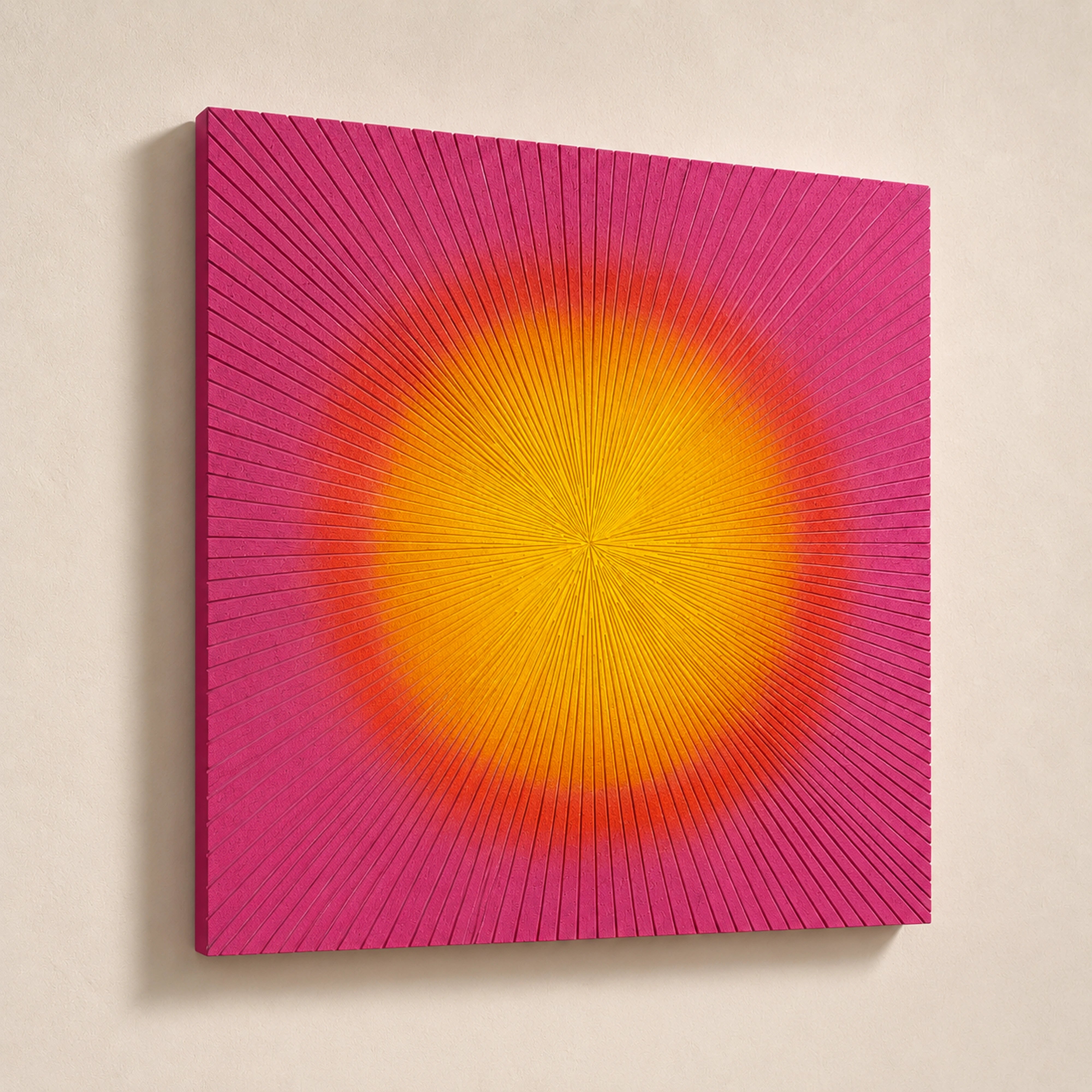 Solar Bloom Wall Art Interior Moderna