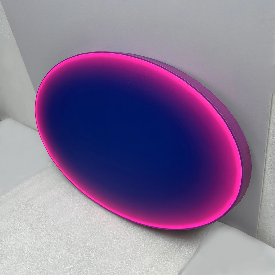 Threshold of Maybe | Dusk Magenta Wall Art Interior Moderna