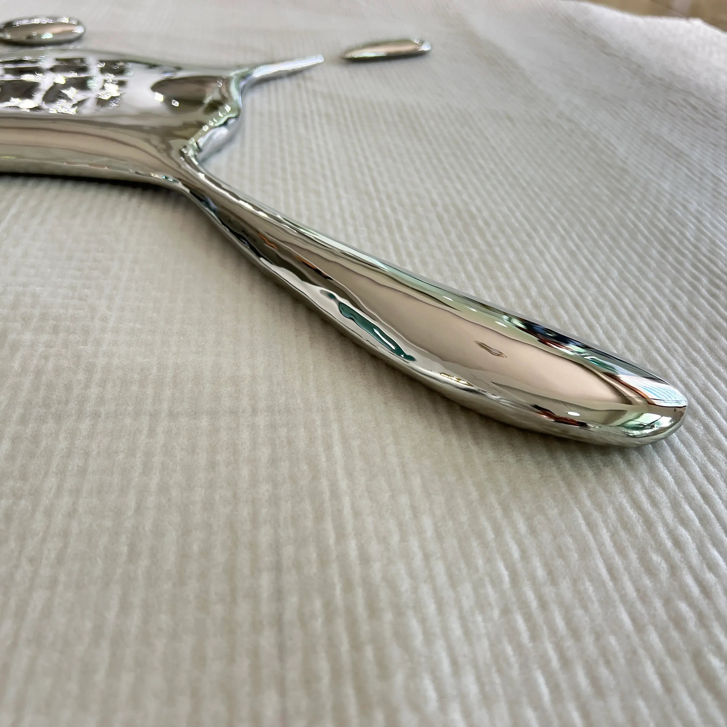 Chrome Splat Wall Art Interior Moderna