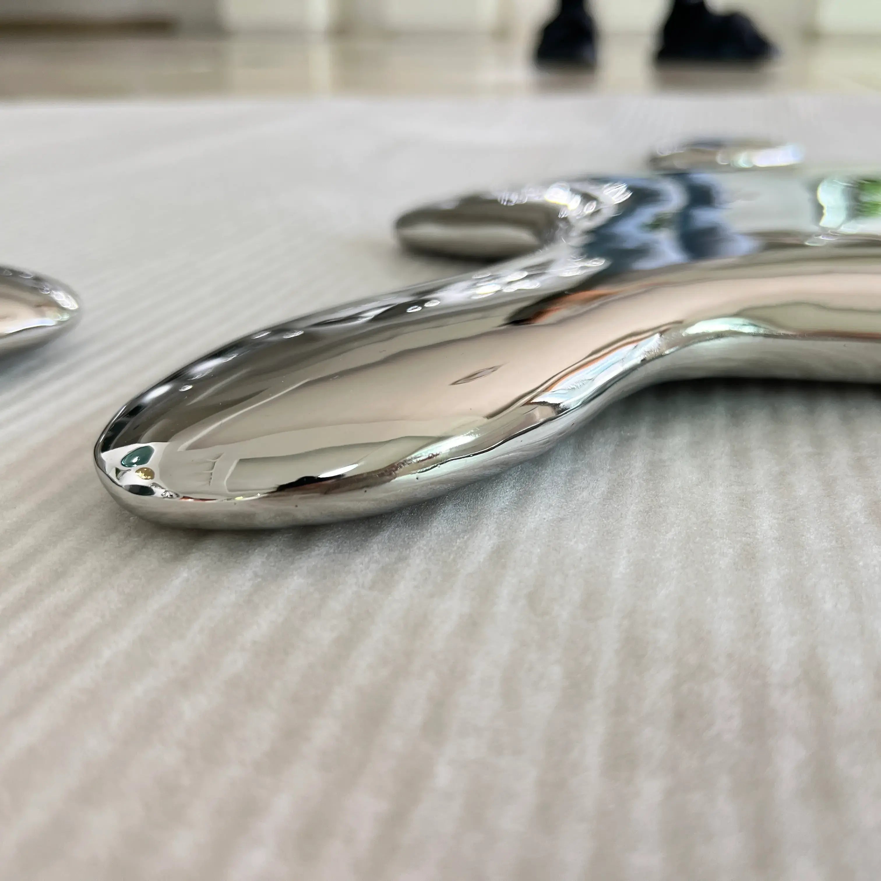 Chrome Splat Wall Art Interior Moderna