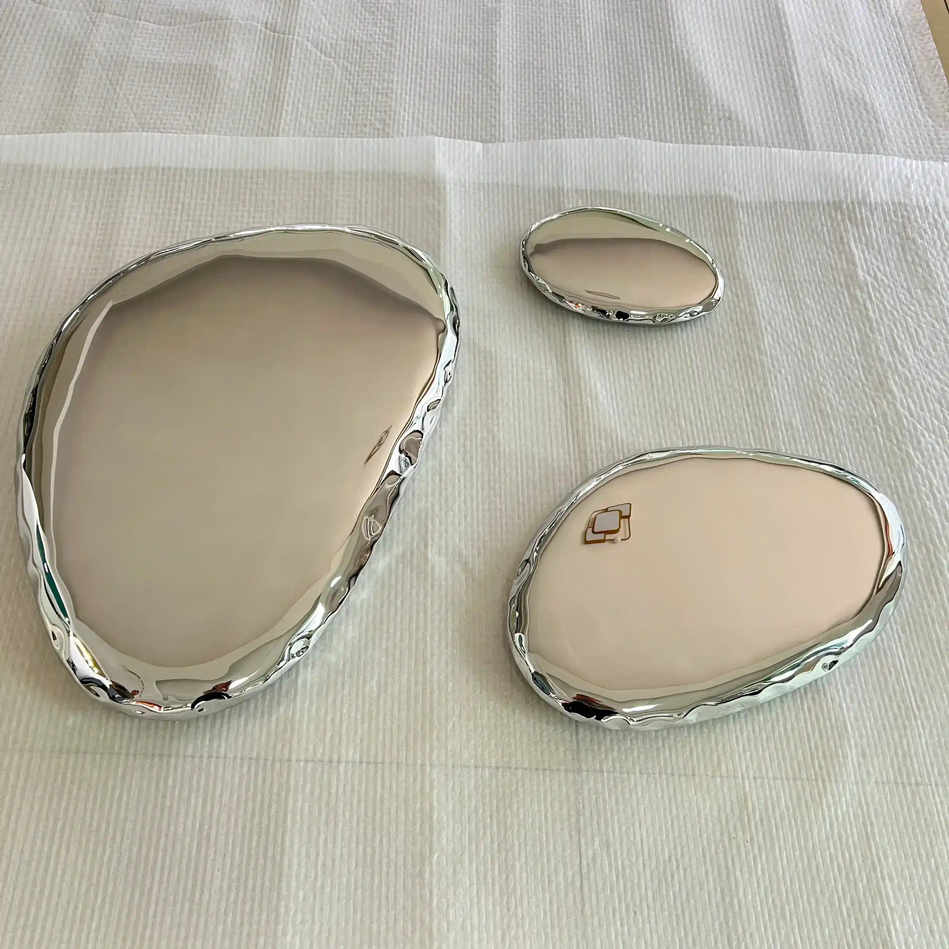 Chrome Bubbles Wall Art Interior Moderna