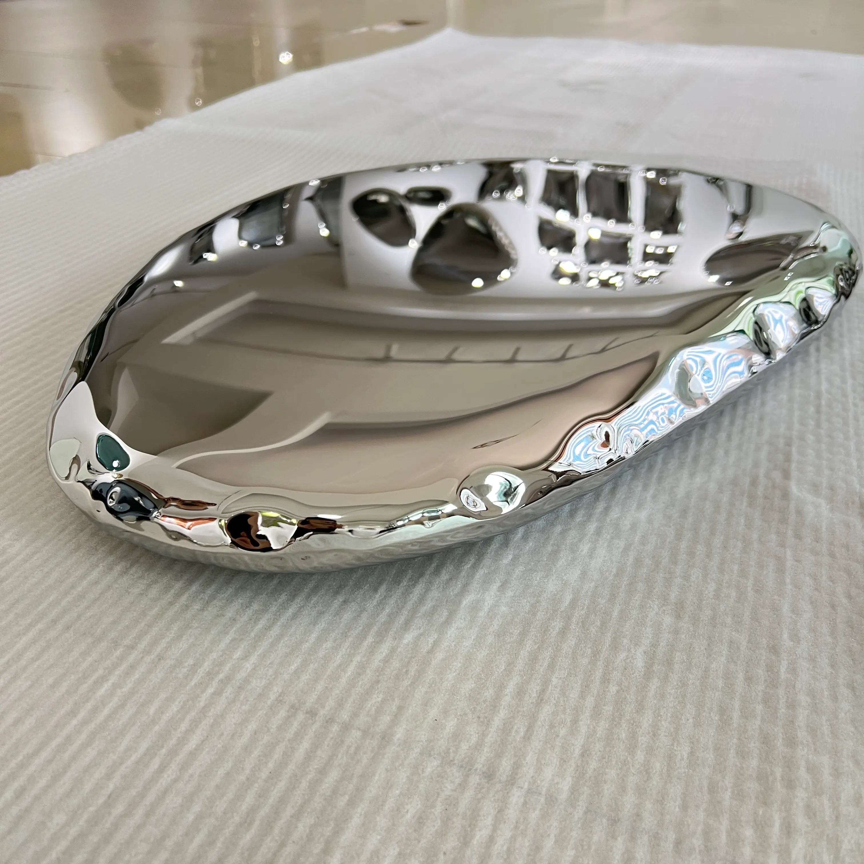 Chrome Bubbles Wall Art Interior Moderna