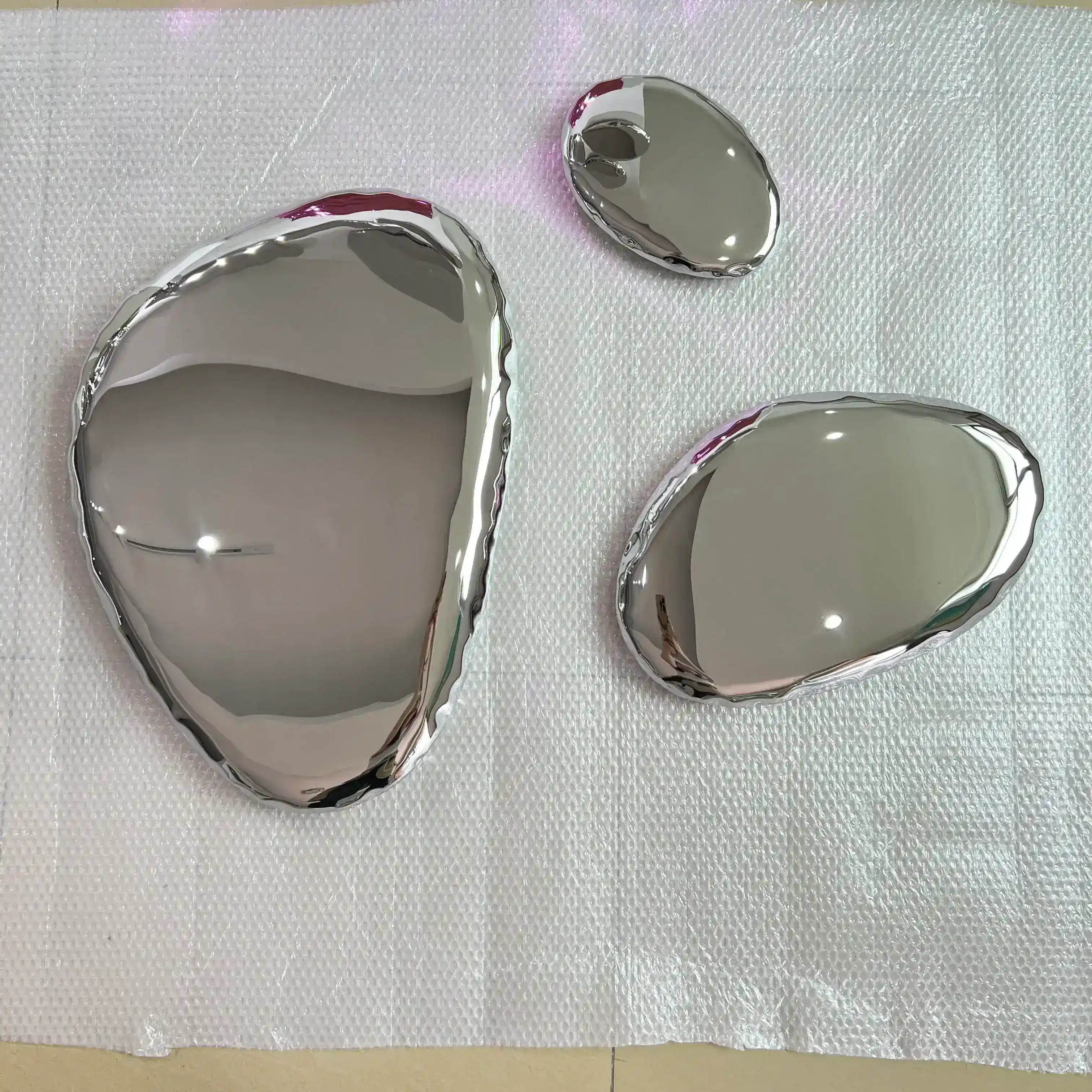 Chrome Bubbles Wall Art Interior Moderna