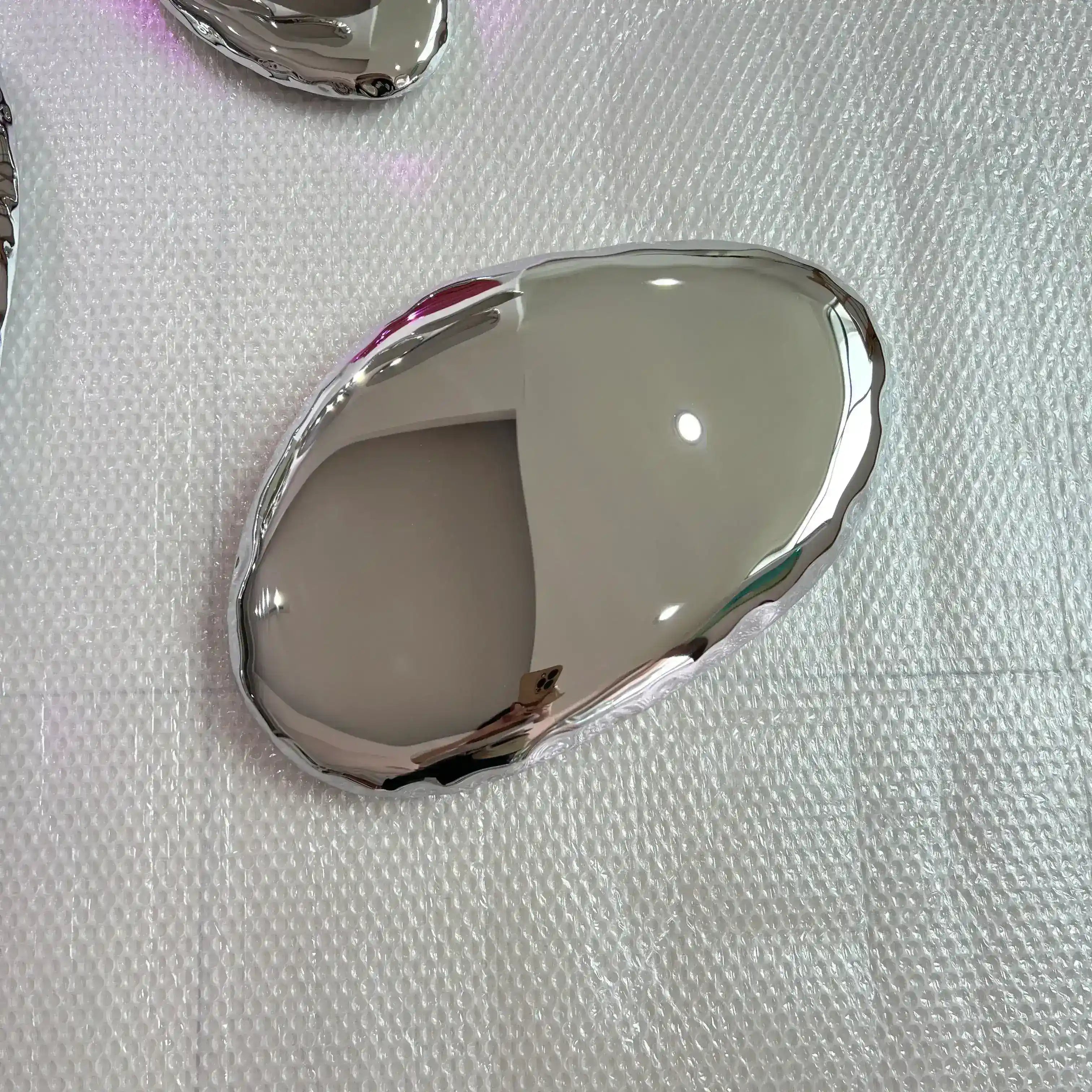 Chrome Bubbles Wall Art Interior Moderna