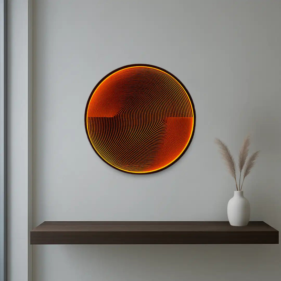 Halo Drift Wall Art Interior Moderna