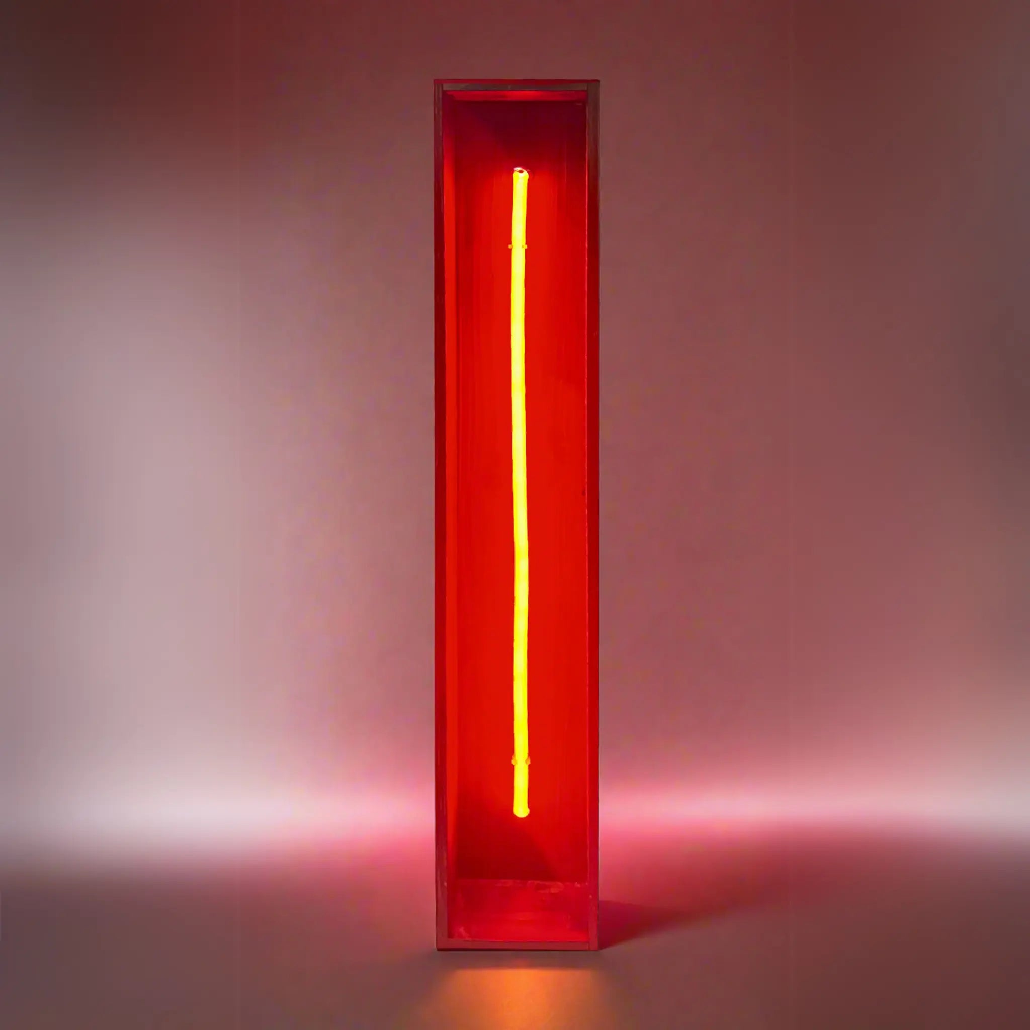 Redwood Radiance Lamp | Tall LED Strip Wooden Lamp Lamp Interior Moderna