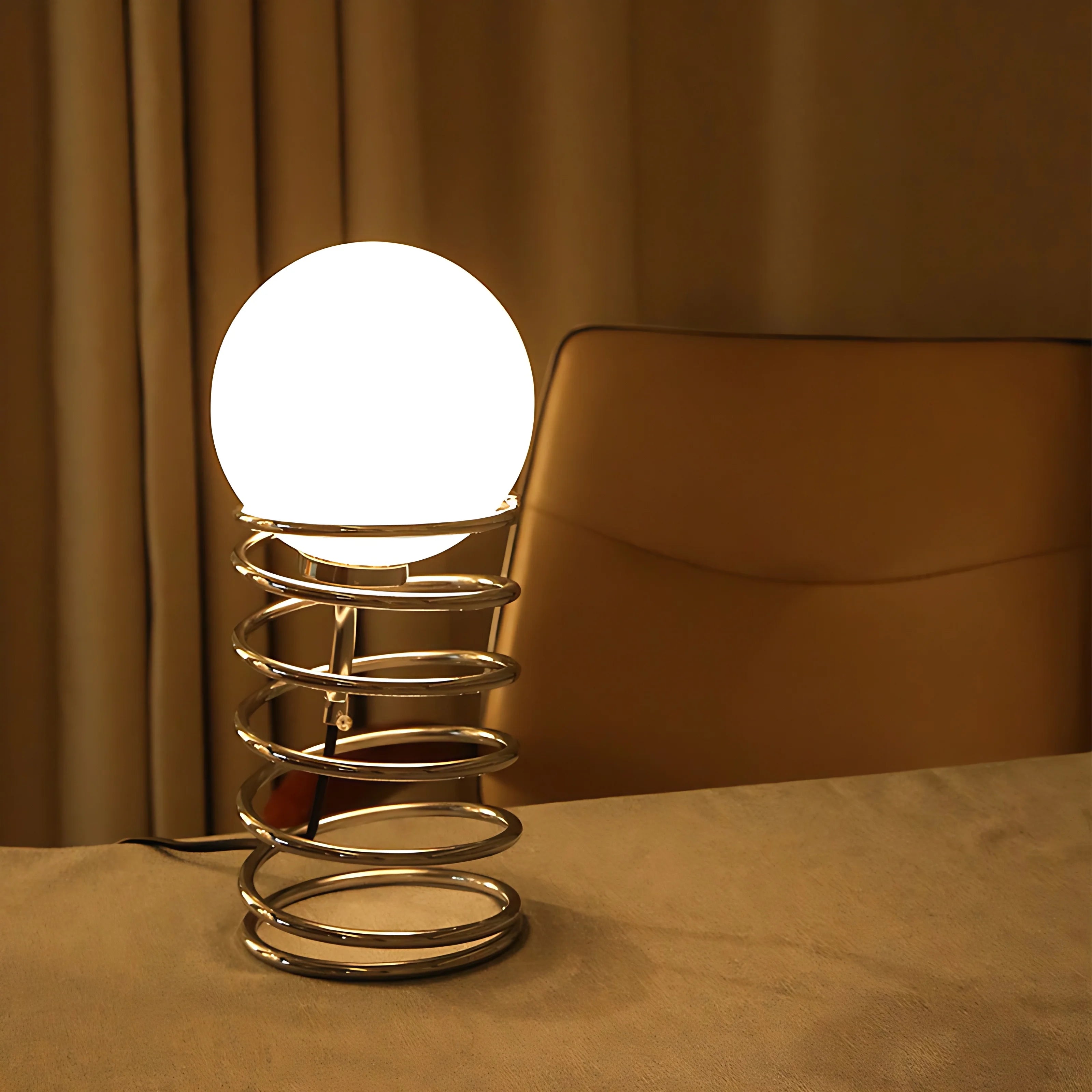 Spiral Spring Table Lamp Lamp Interior Moderna