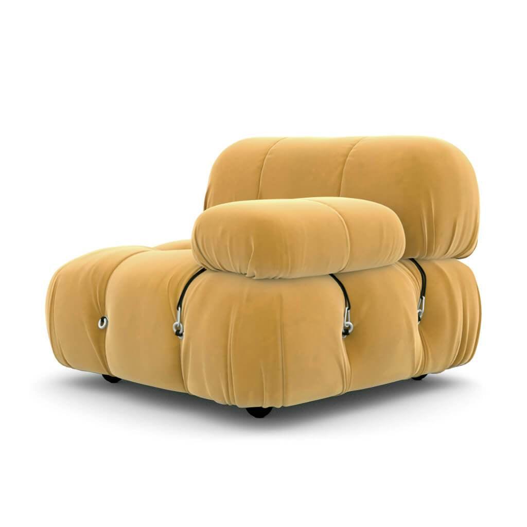 Mario Bellini Left/Right Armrest Module (Interchangeable) Sofa Interior Moderna