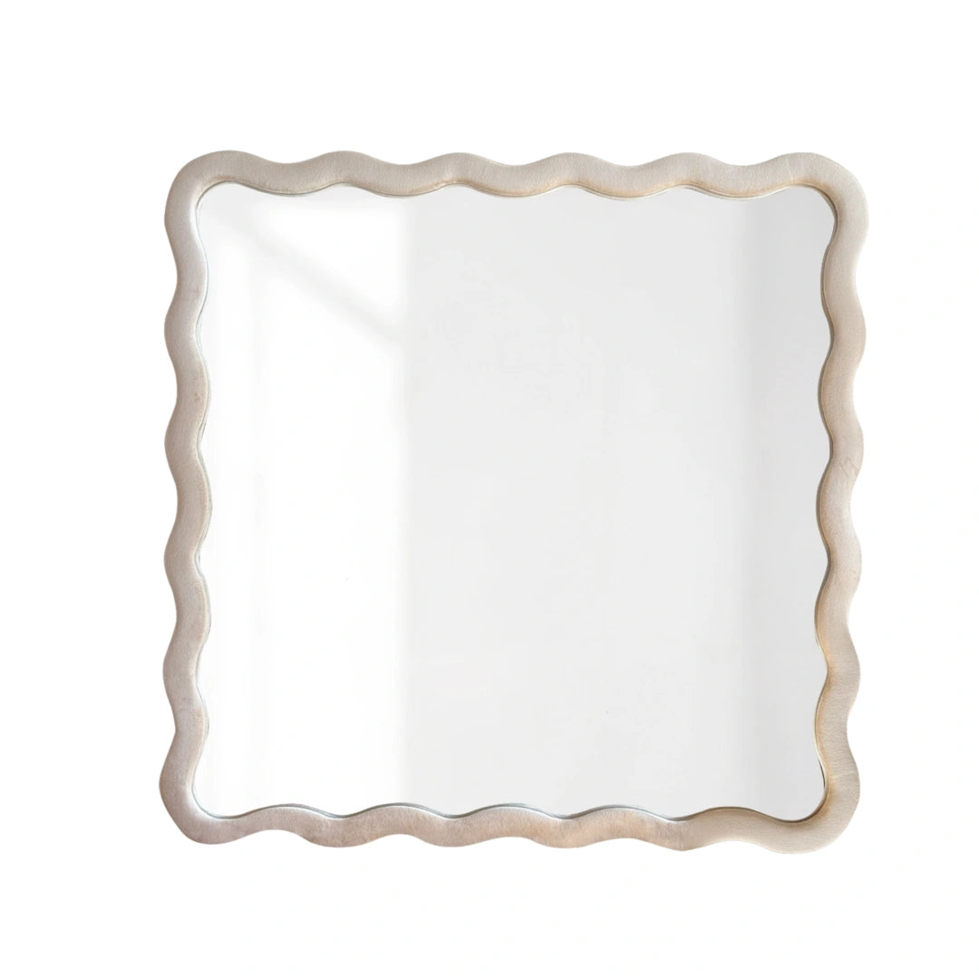 Velvet Wave Mirror Mirror Interior Moderna