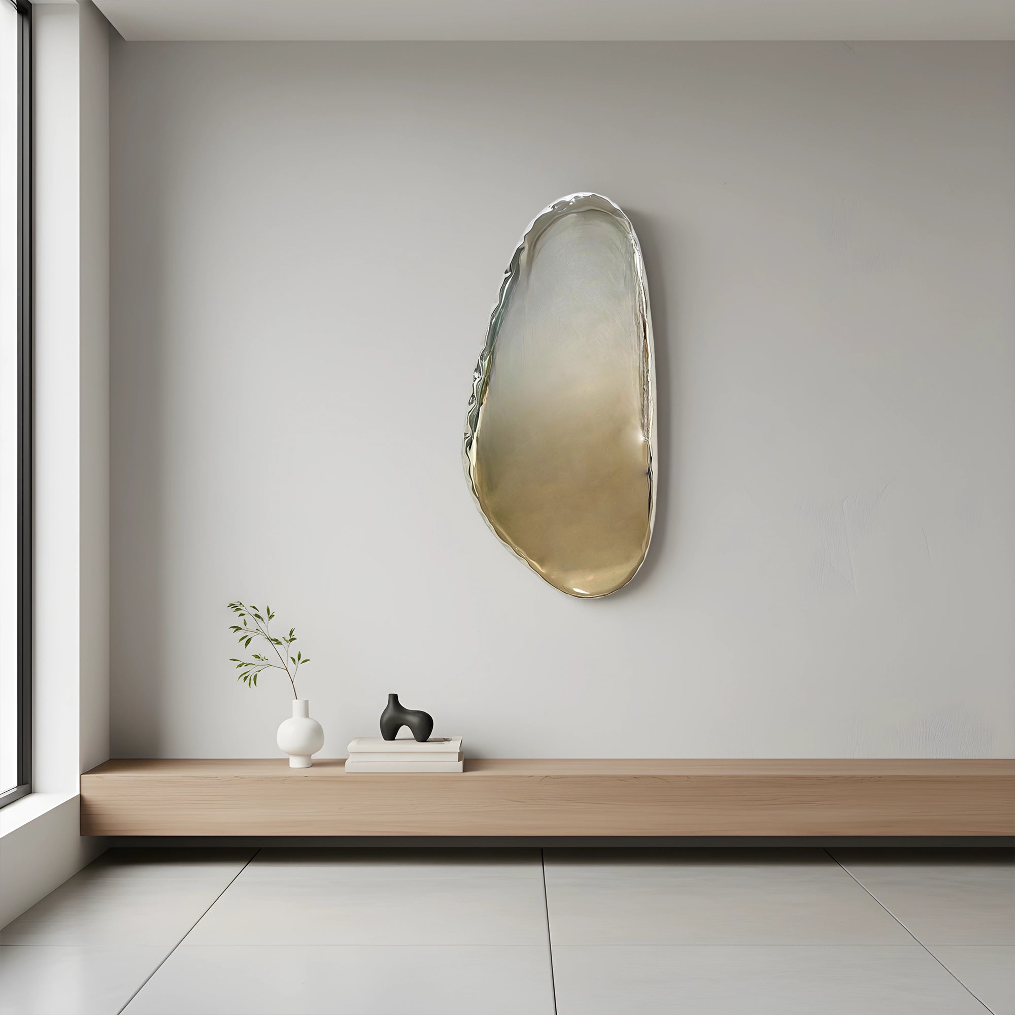 Chrome Continuum Wall Art Interior Moderna