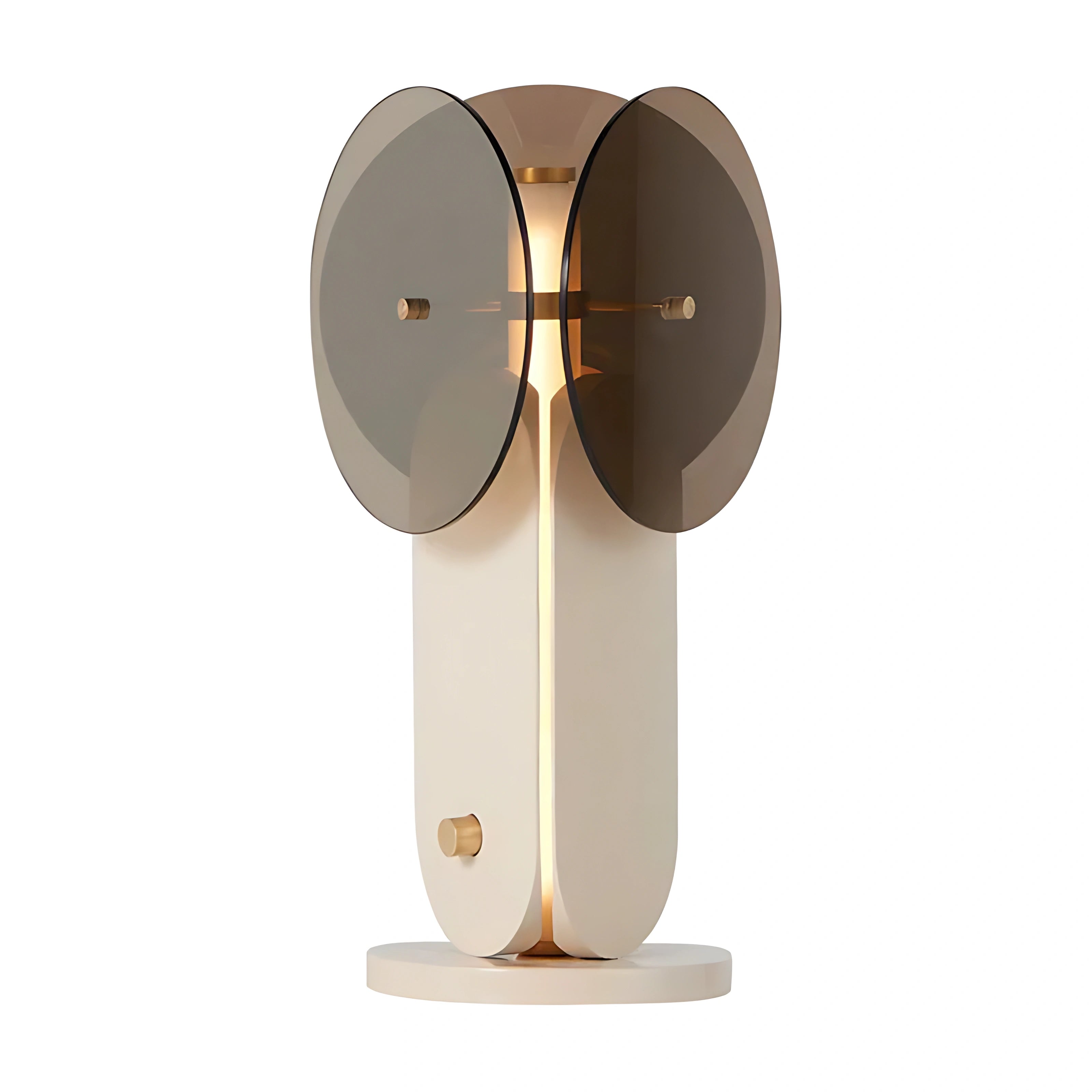 Trilume Smoke Grey Glass Lamp Lamp Interior Moderna