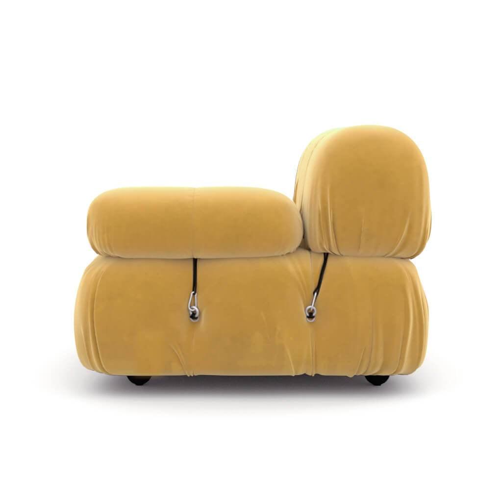 Mario Bellini Left/Right Armrest Module (Interchangeable) Sofa Interior Moderna