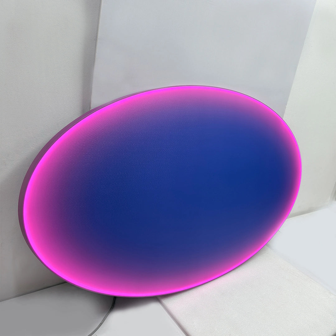 Threshold of Maybe | Dusk Magenta Wall Art Interior Moderna