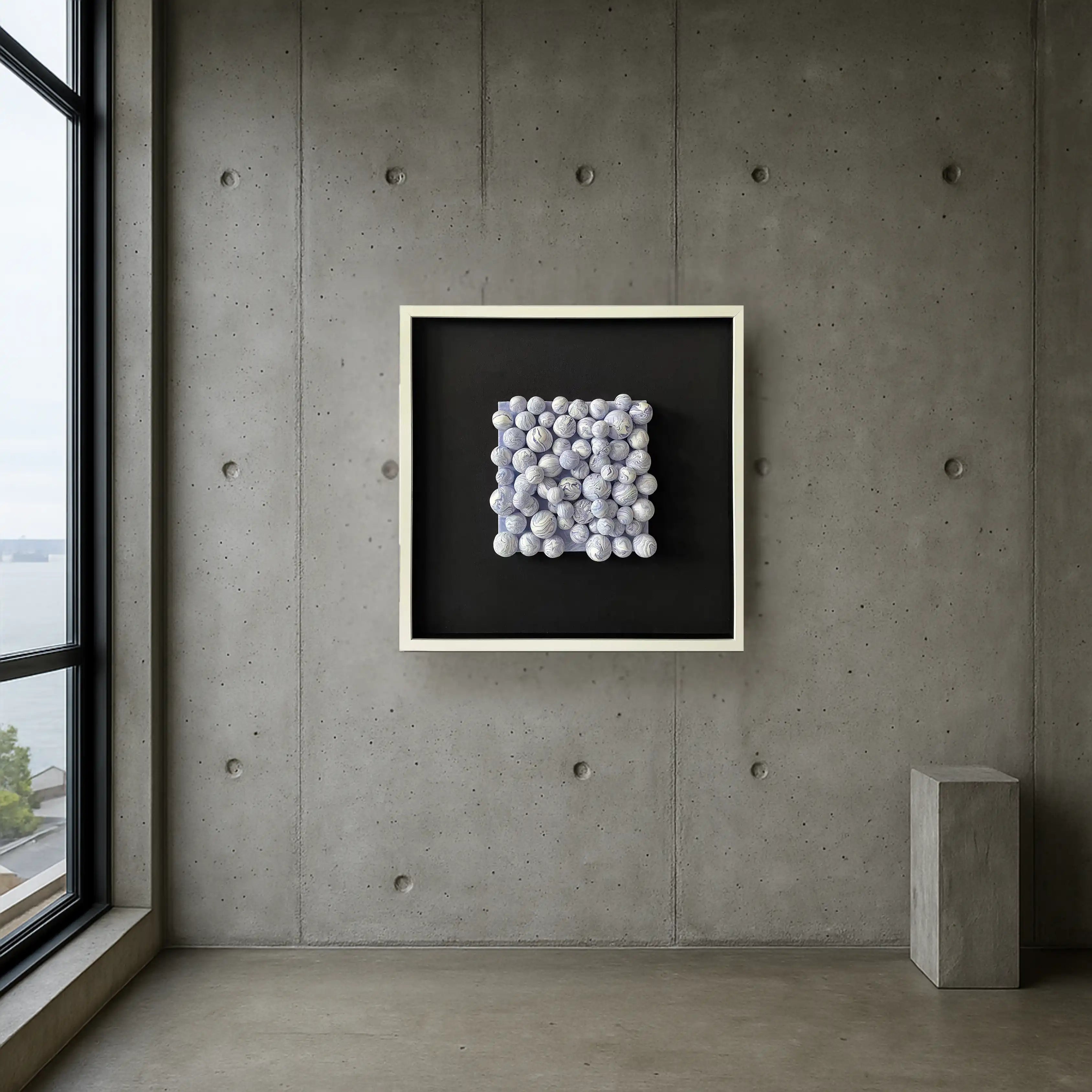 Purple Haze Bubble Cluster Wall Art Interior Moderna
