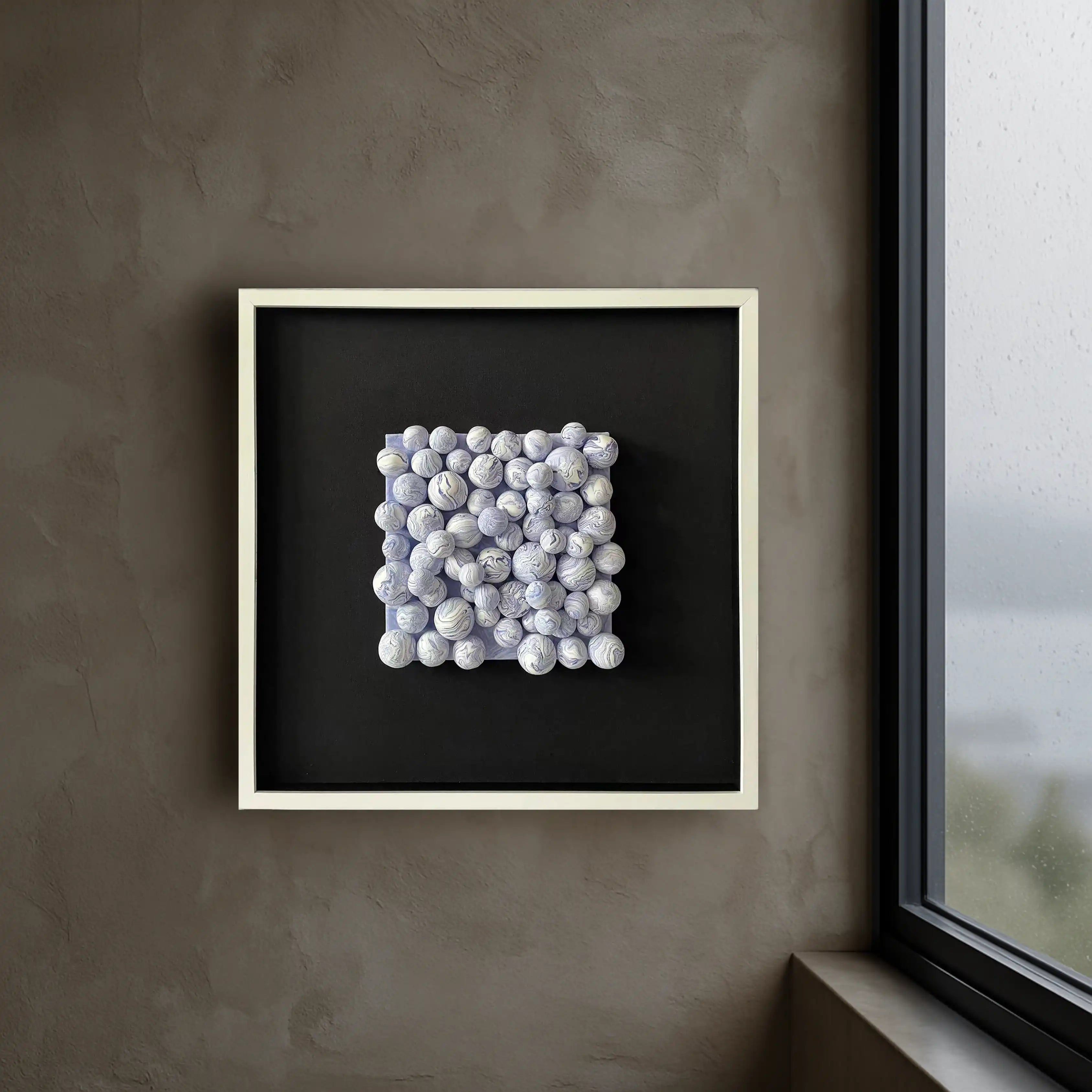 Purple Haze Bubble Cluster Wall Art Interior Moderna