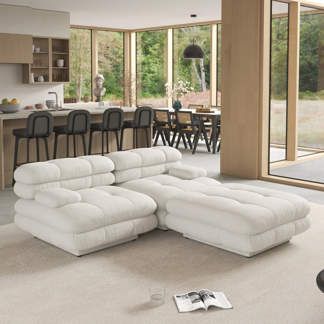 Cloudforma Modular Sofa Sofa Interior Moderna White Combination F