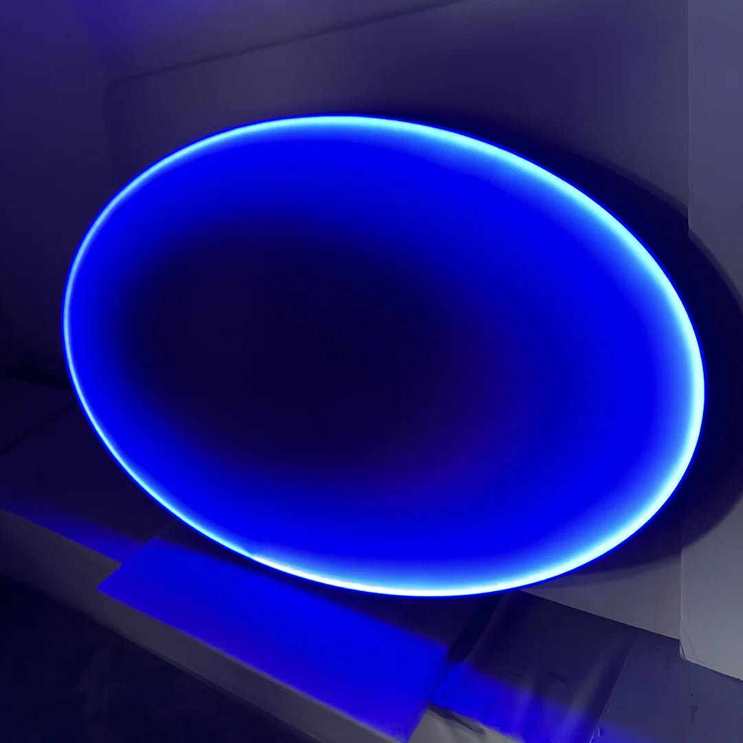 Threshold of Maybe | Cobalt Void Wall Art Interior Moderna