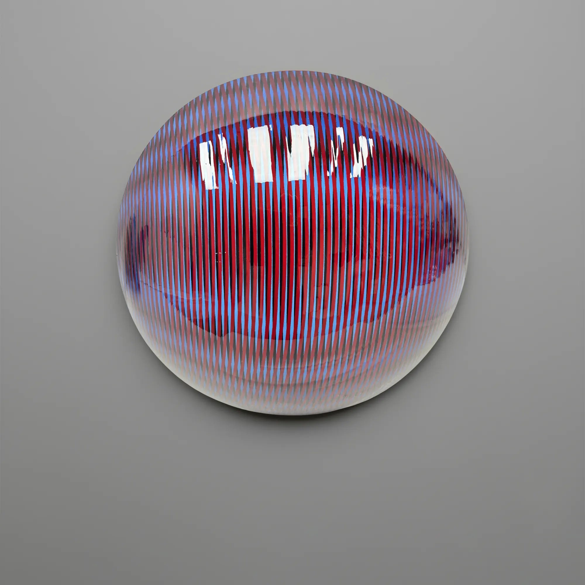 Linear Shift Wall Art Interior Moderna Crimson Rift