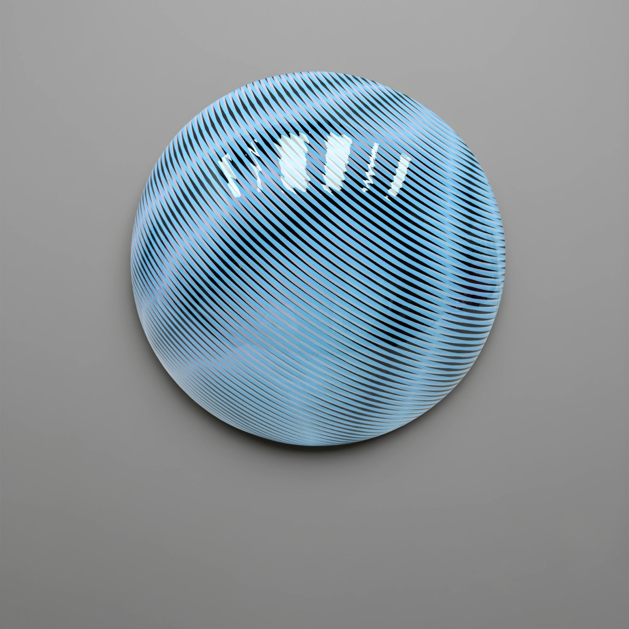 Linear Shift Wall Art Interior Moderna Arctic Drift