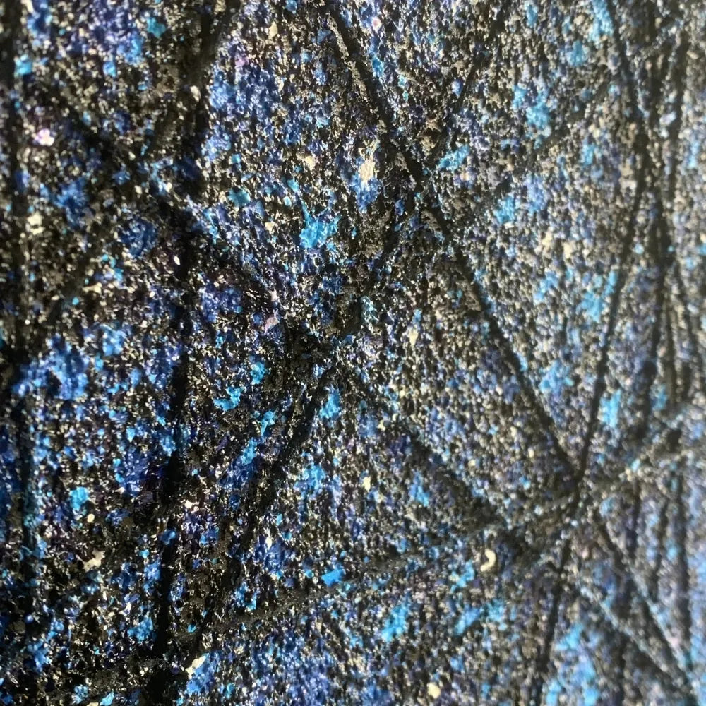 Abstract Stormscape | Tempest Blue Wall Art Interior Moderna