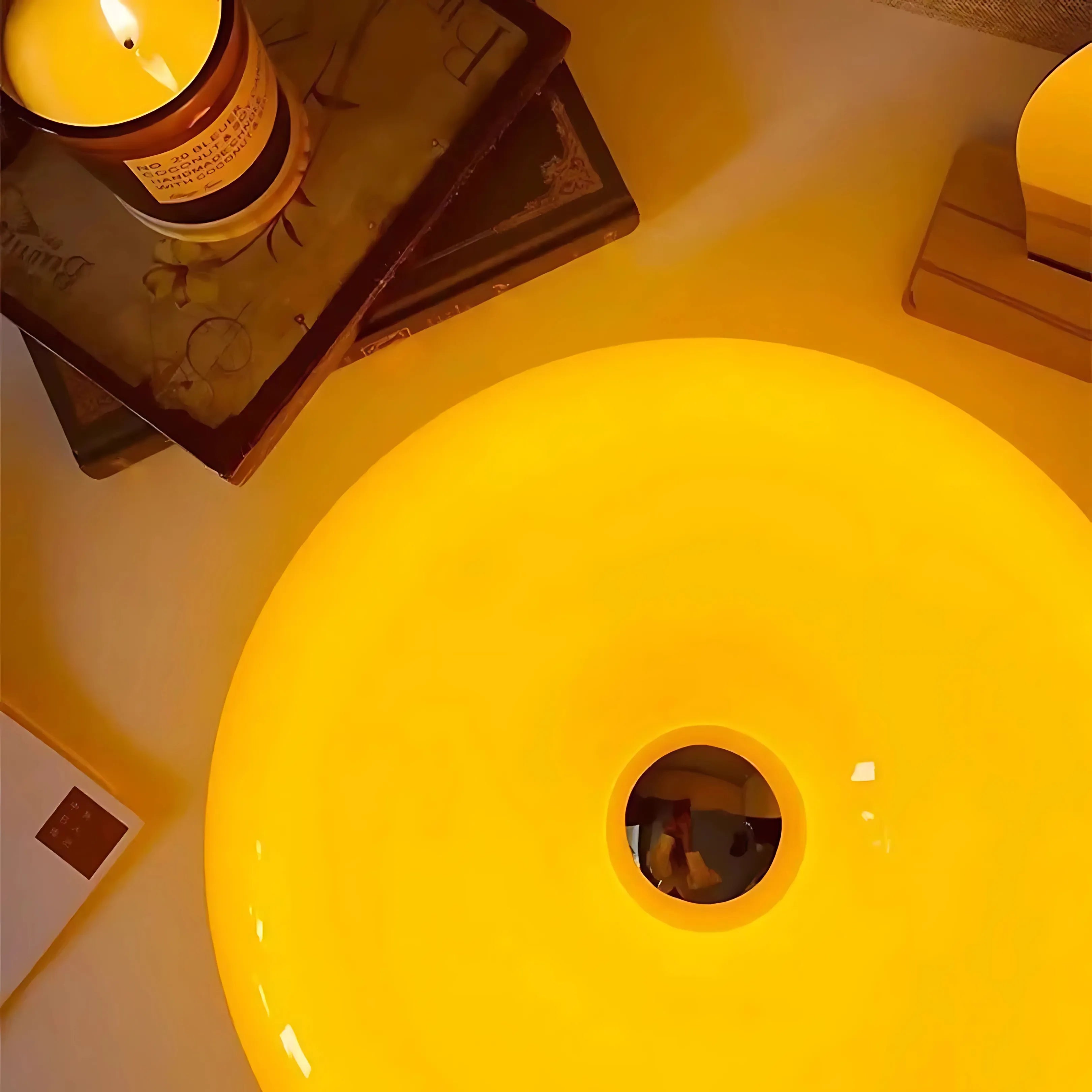 Amber Orbit Lamp Lamp Interior Moderna