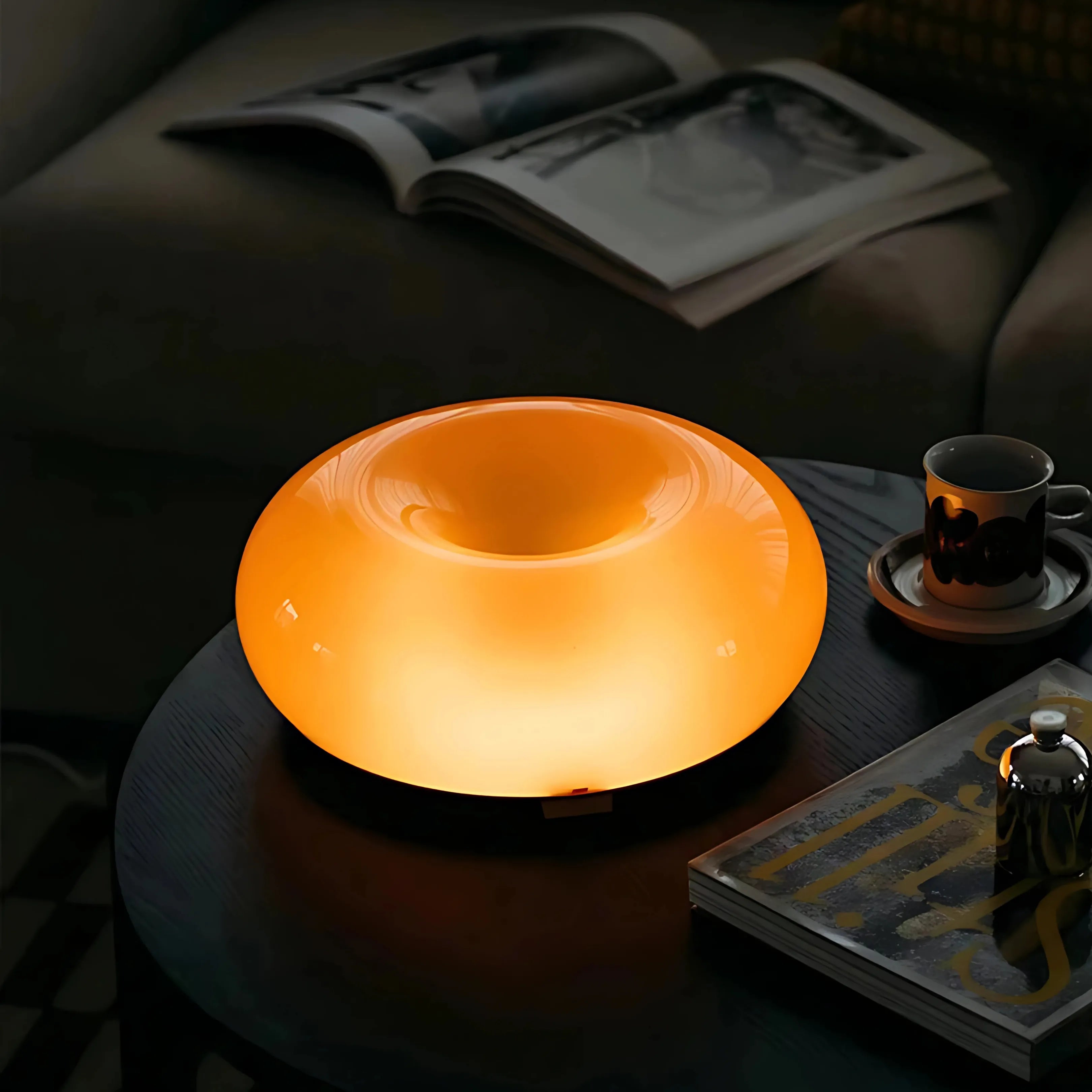 Amber Orbit Lamp Lamp Interior Moderna