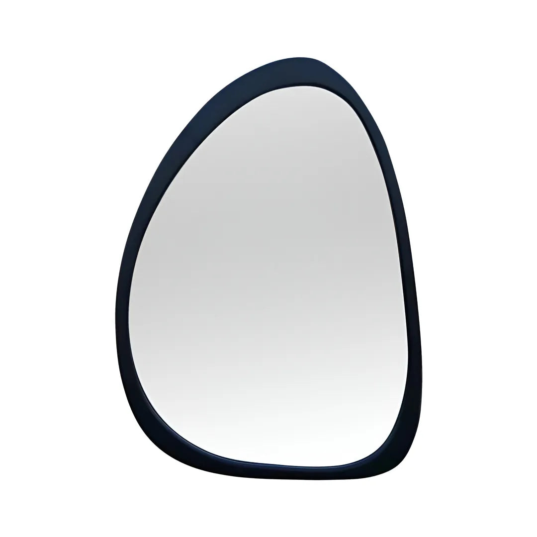 Asymmetrical Oval Mirror Mirror Interior Moderna