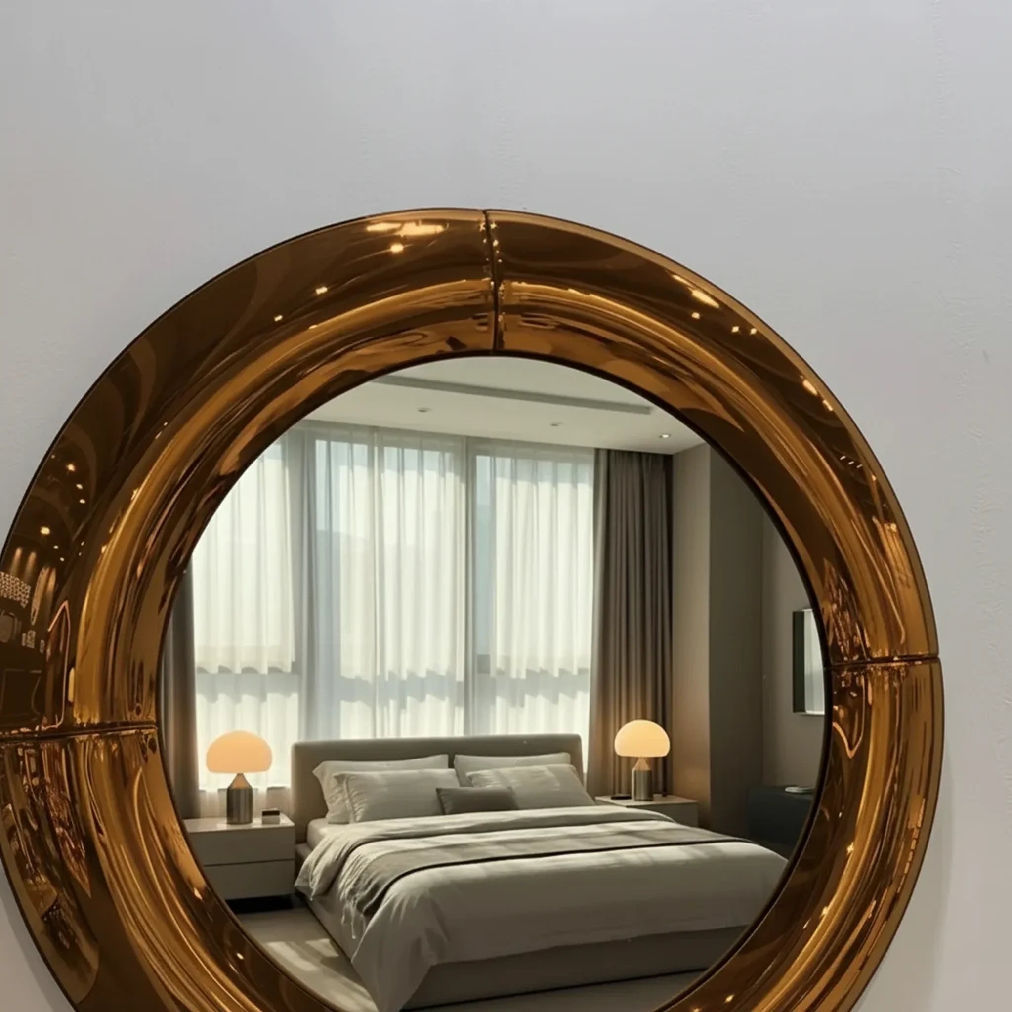Atlas Mirror | Brass Mirror Interior Moderna