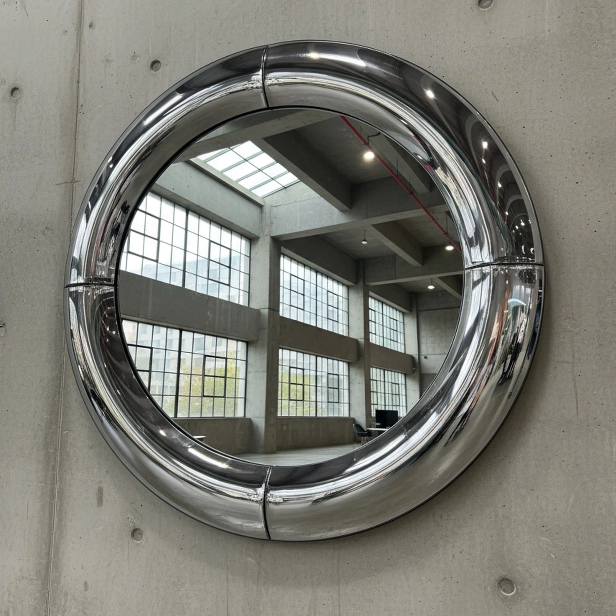 Atlas Mirror | Chrome Silver Mirror Interior Moderna