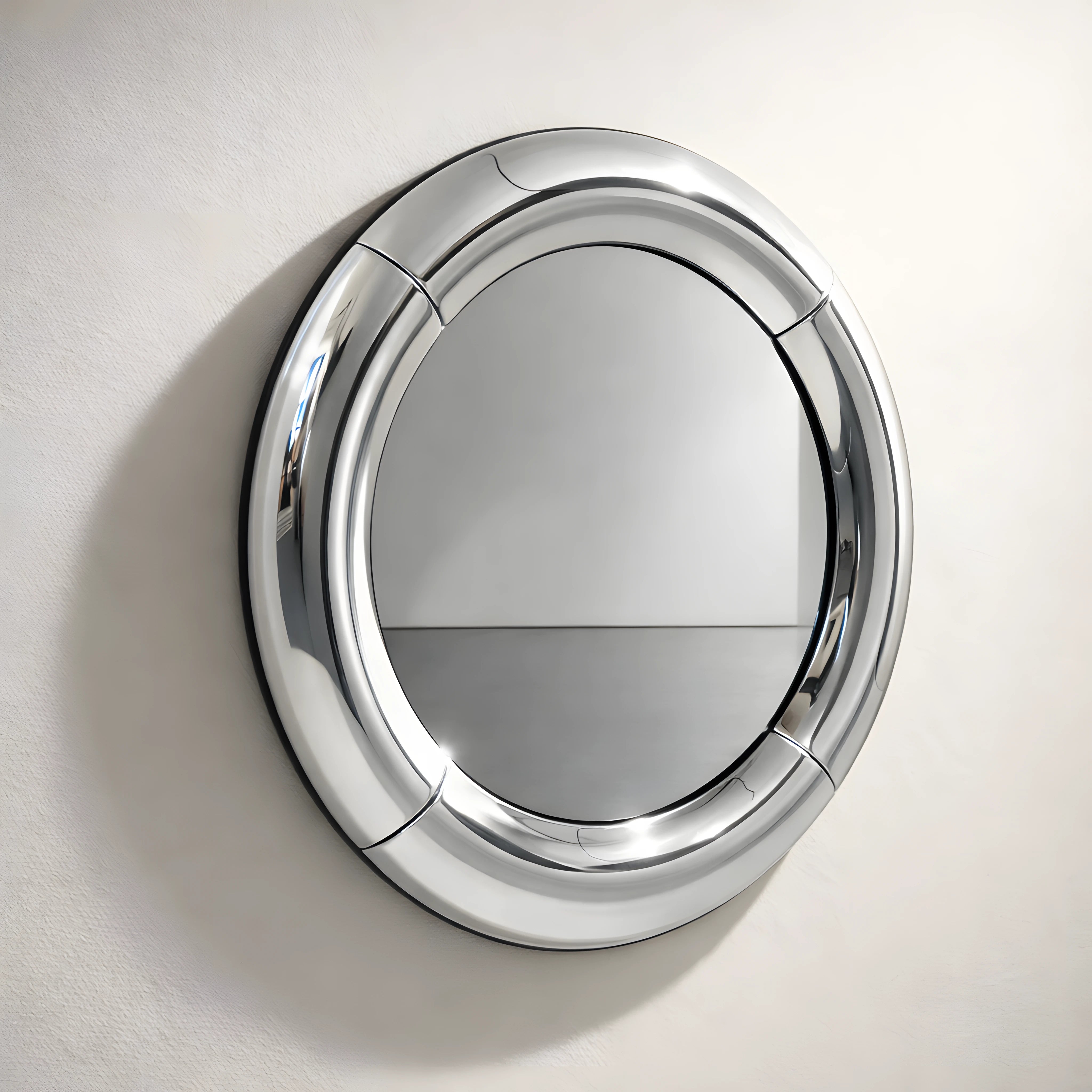 Atlas Mirror | Polished Steel Mirror Interior Moderna