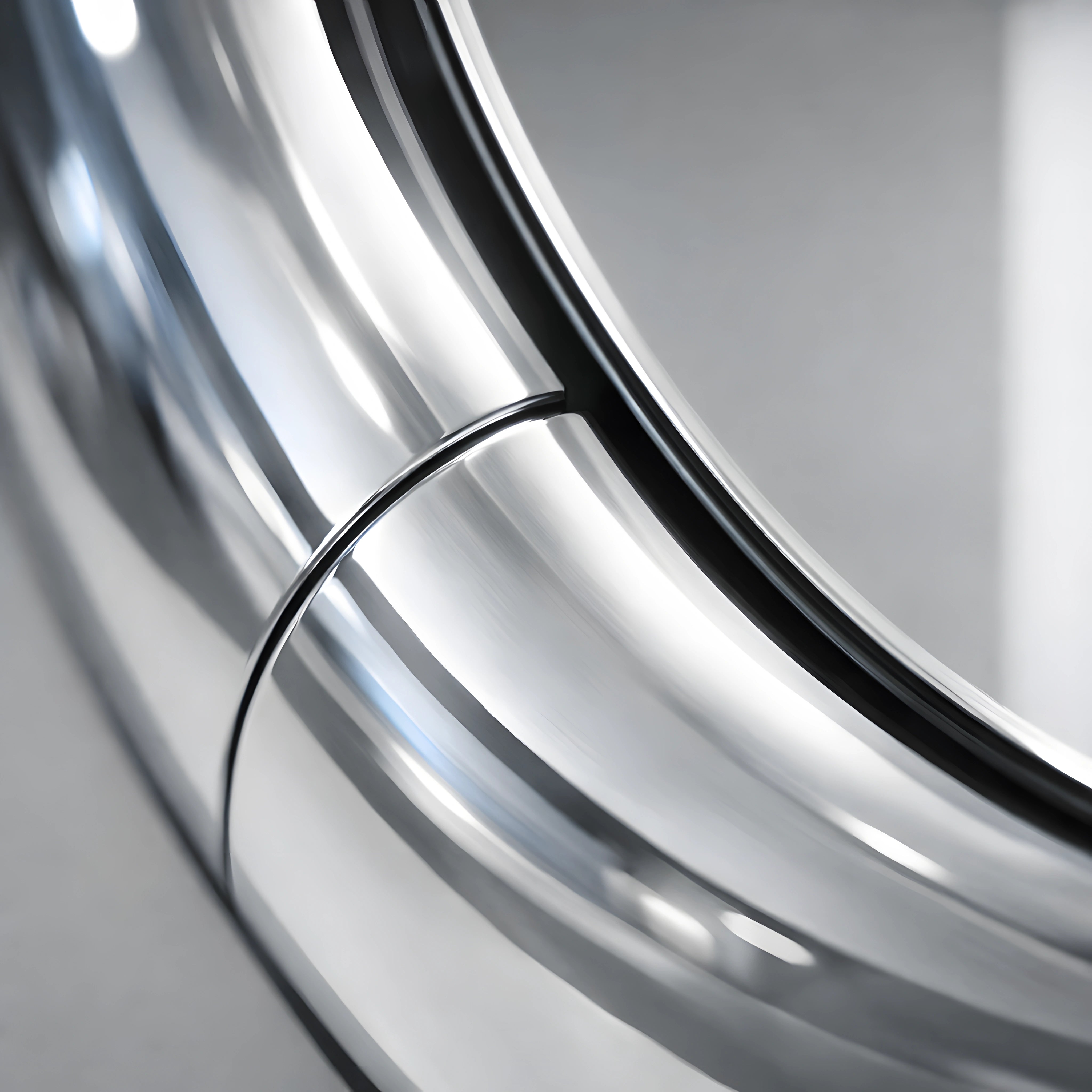 Atlas Mirror | Polished Steel Mirror Interior Moderna