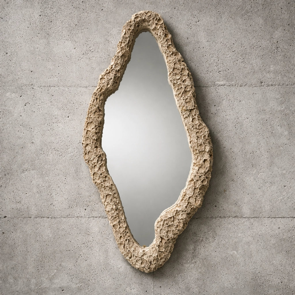 Rift Opening | Calcite Shard Mirror Interior Moderna