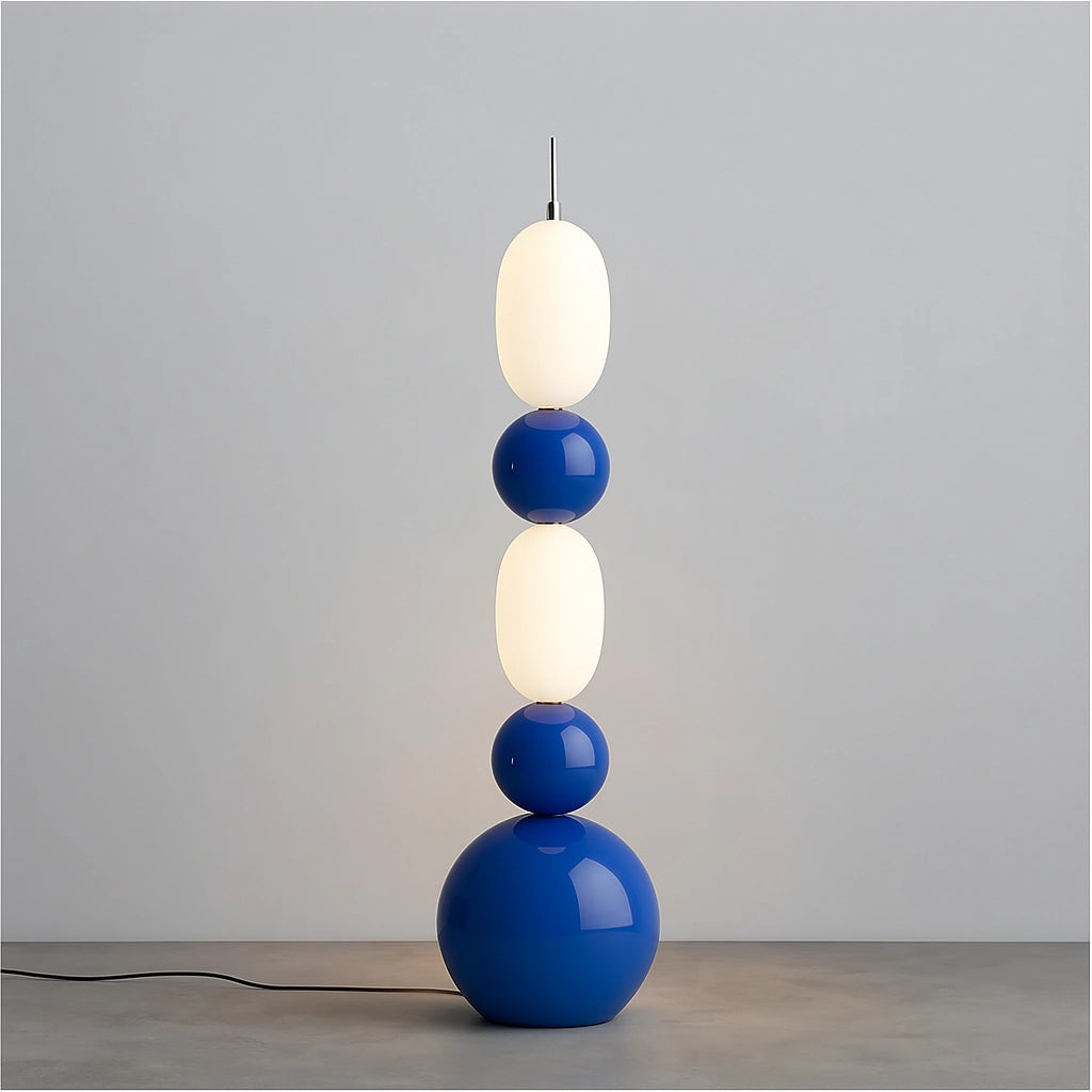 Balansa Skewer Floor Lamp Lamp Interior Moderna Gloss Blue (Pre-Order)