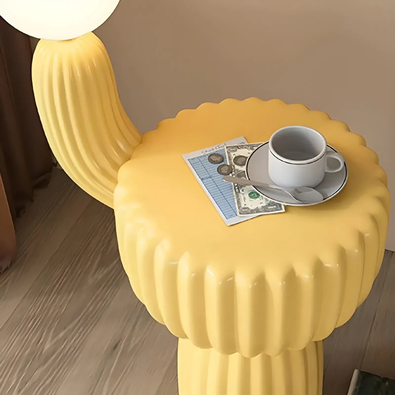 Cactus Bedside Table + Lamp Lamp Interior Moderna