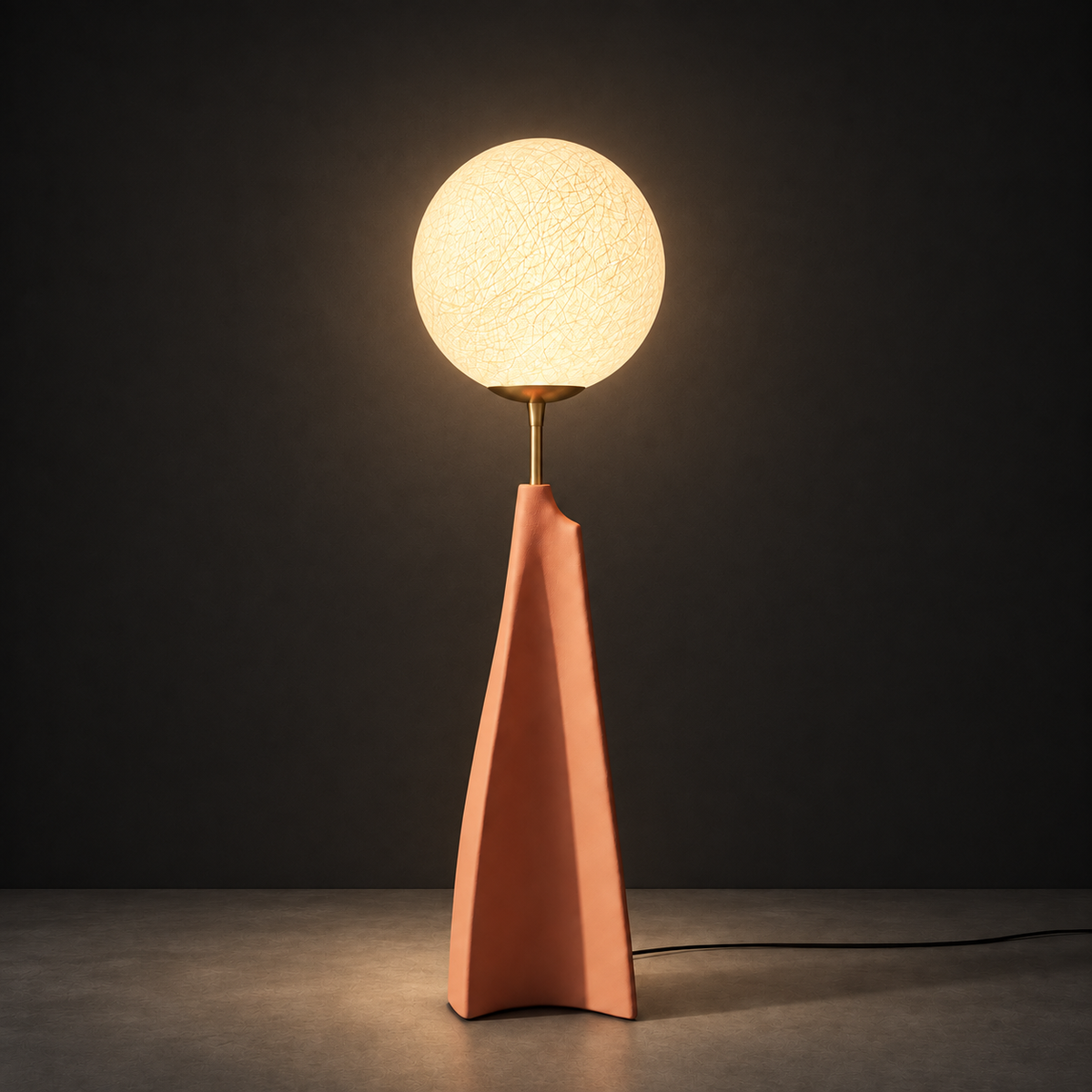 Canyon Moon Floor Lamp Lamp Interior Moderna Red New