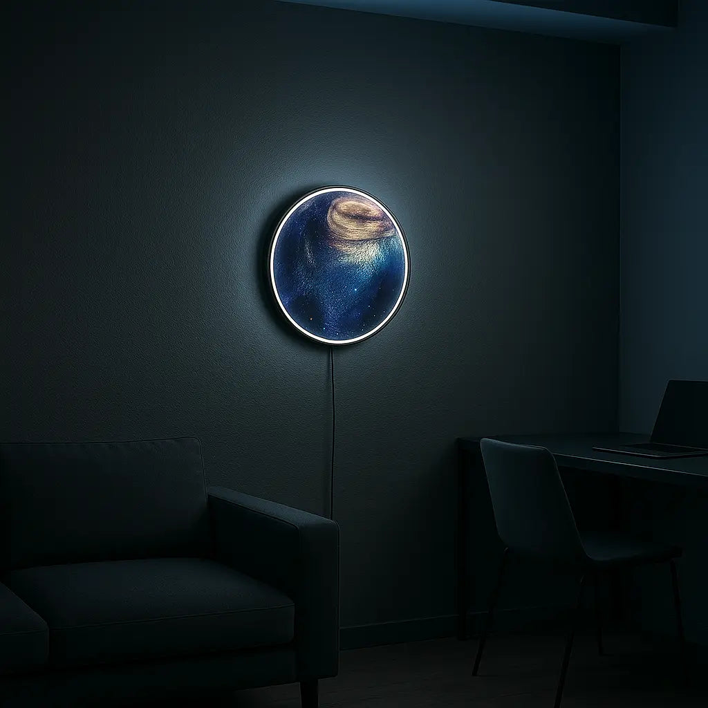 Cosmic Glow Wall Art Interior Moderna