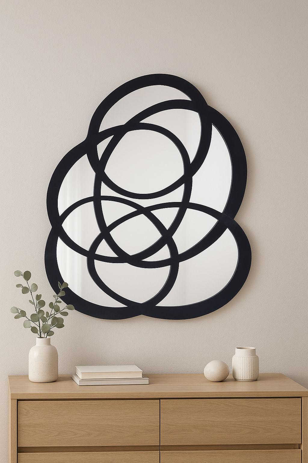 Rings of Infinity Wall Mirror Mirror Interior Moderna