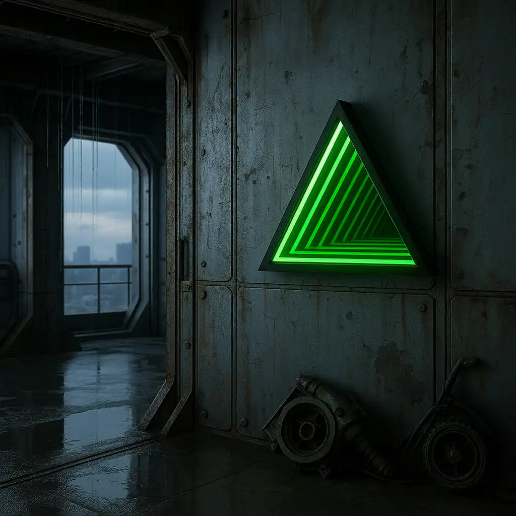 Triangle Infinity Mirror Mirror Interior Moderna